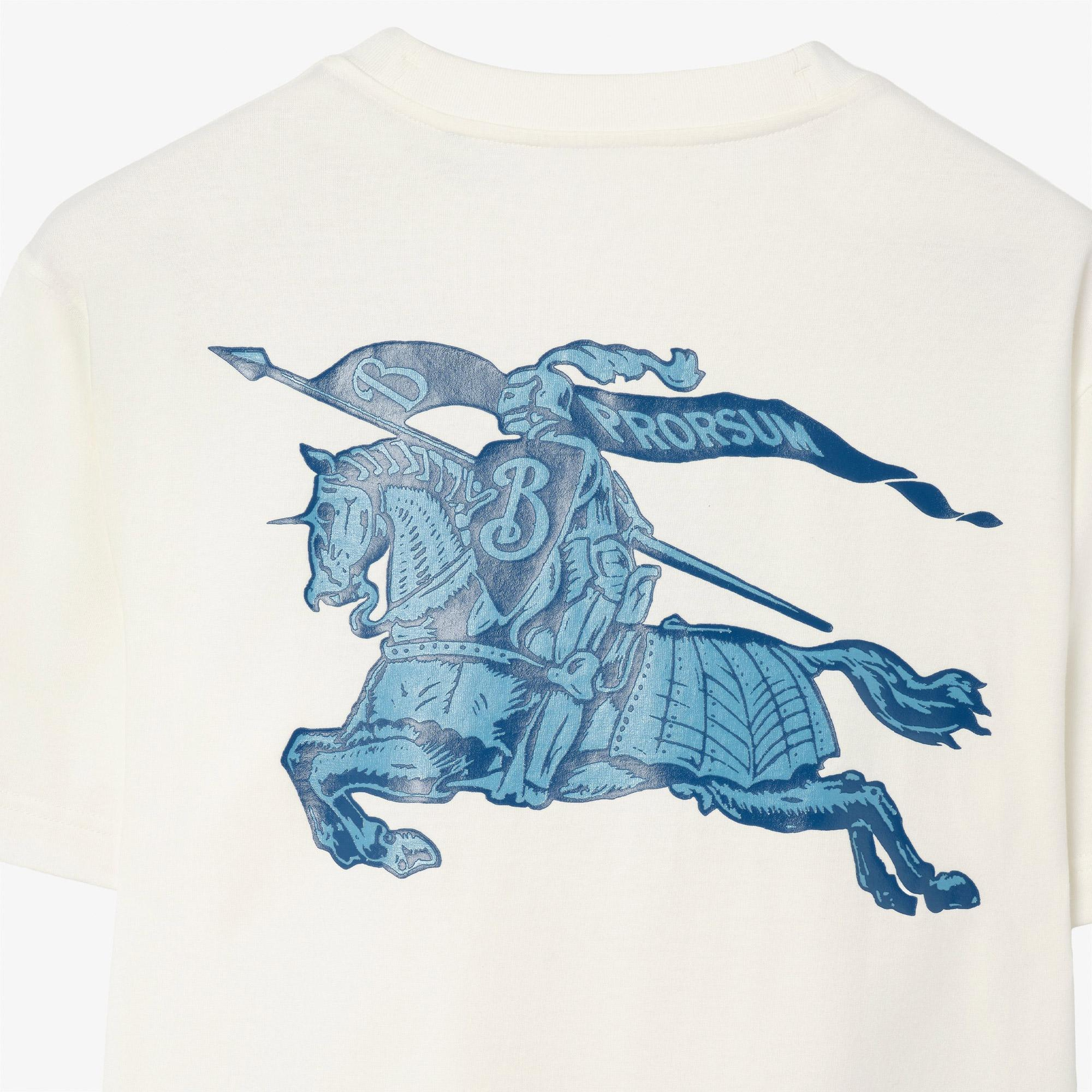 Burberry Ryan Big Ekd Erkek Beyaz T-Shirt