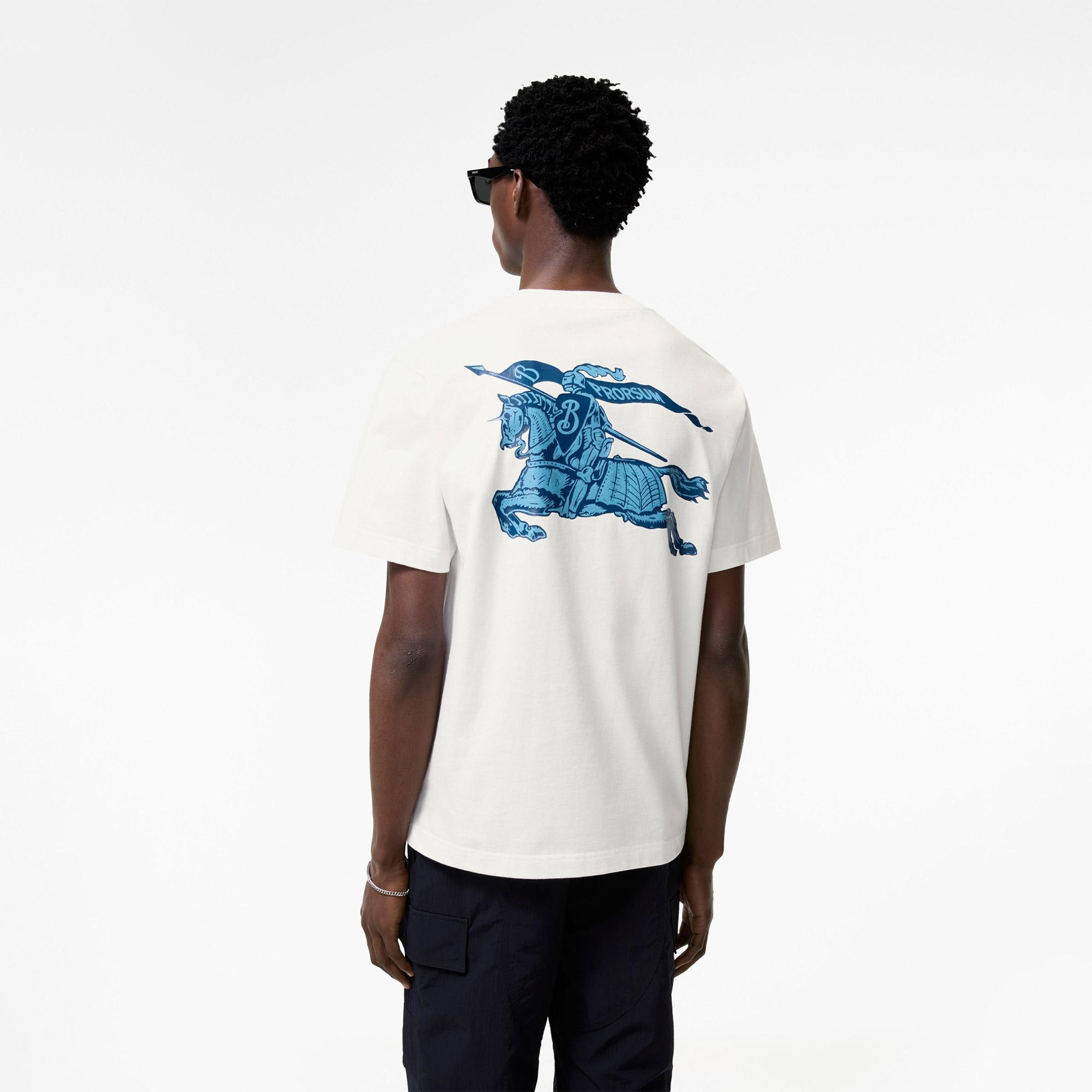 Burberry Ryan Big Ekd Erkek Beyaz T-Shirt