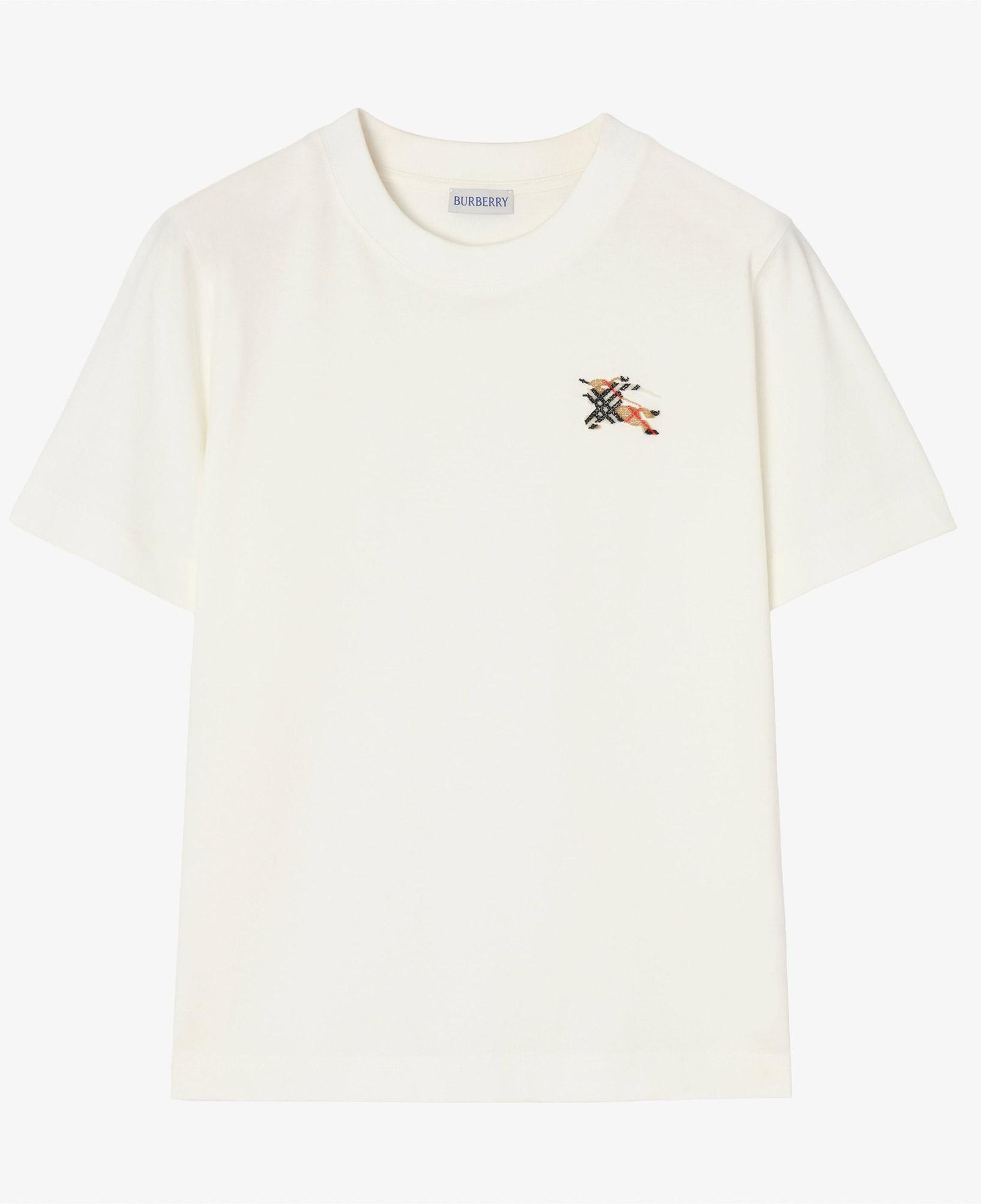 Burberry Frankie Ekd Kadın Beyaz T-Shirt