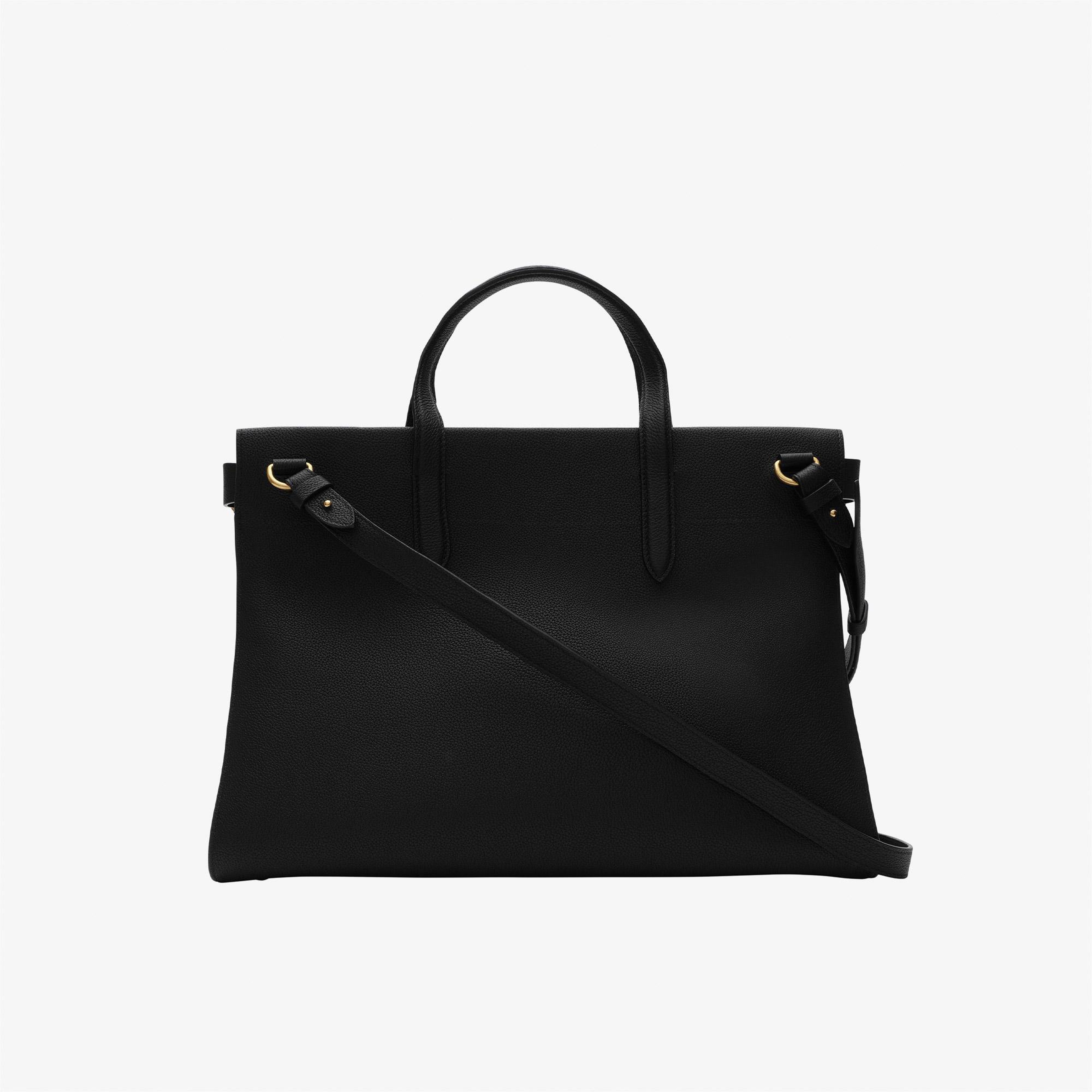 Burberry Cotswolds Check Kadın Siyah Omuz Çantası