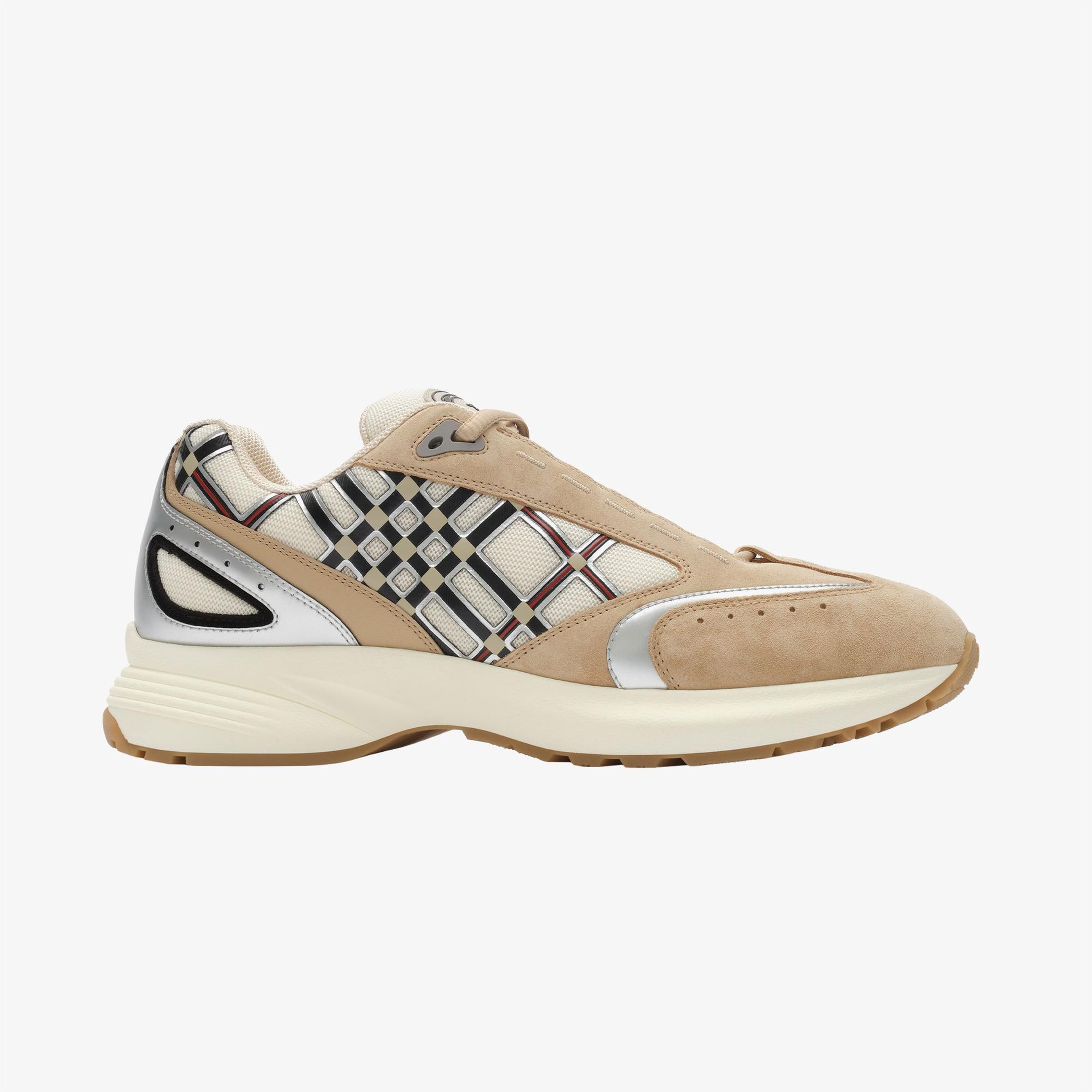 Burberry Eclipse Runner Erkek Bej Sneaker