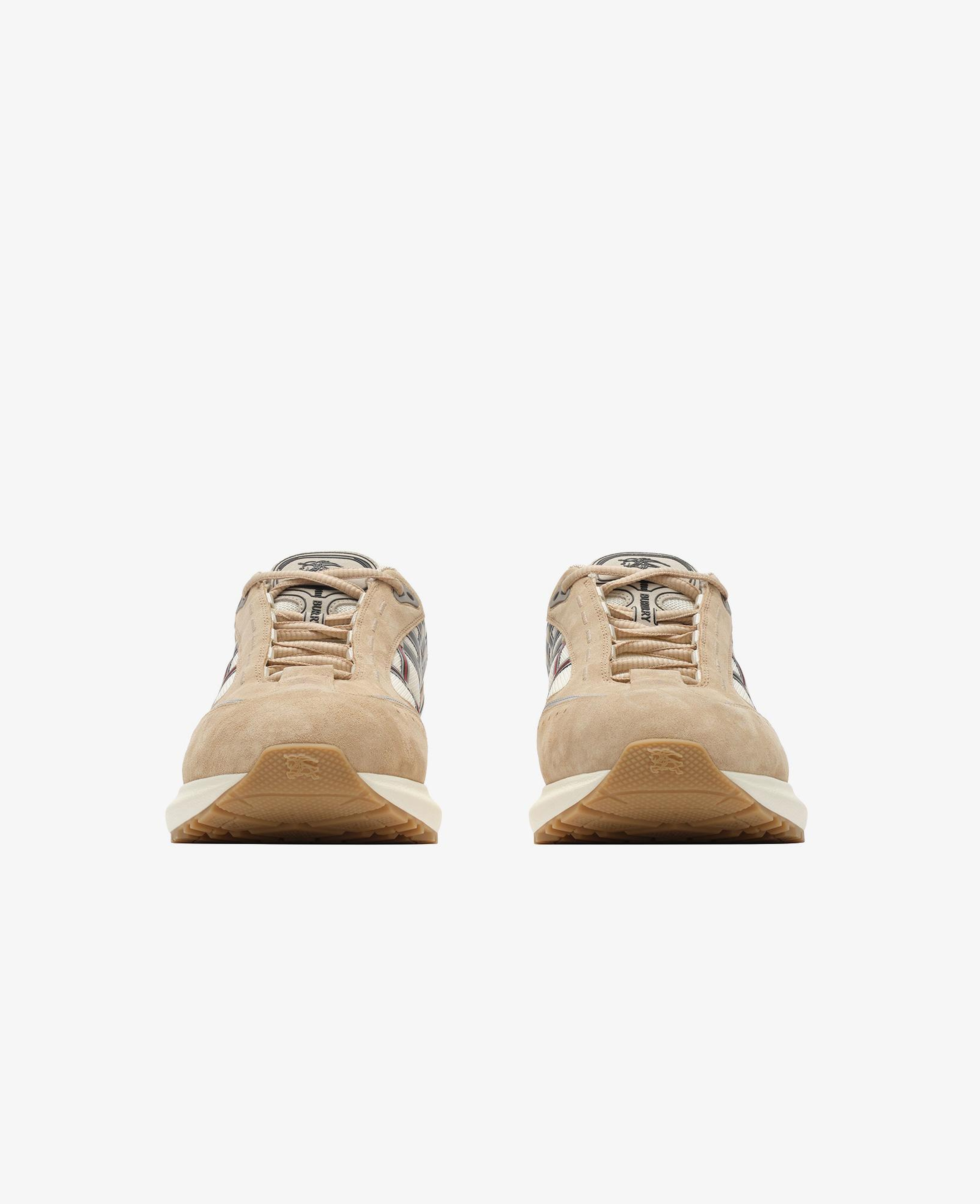 Burberry Eclipse Runner Erkek Bej Sneaker