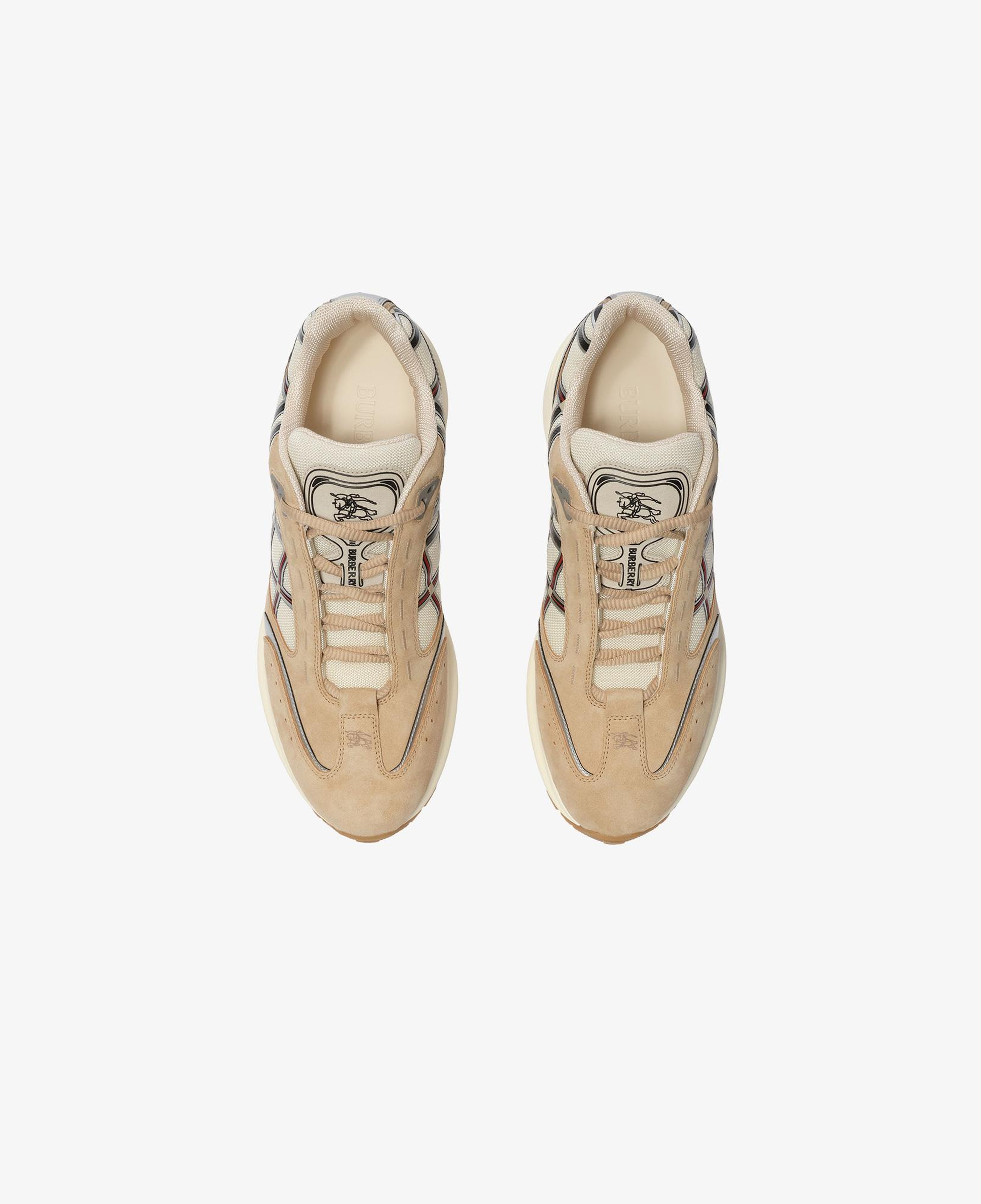 Burberry Eclipse Runner Erkek Bej Sneaker