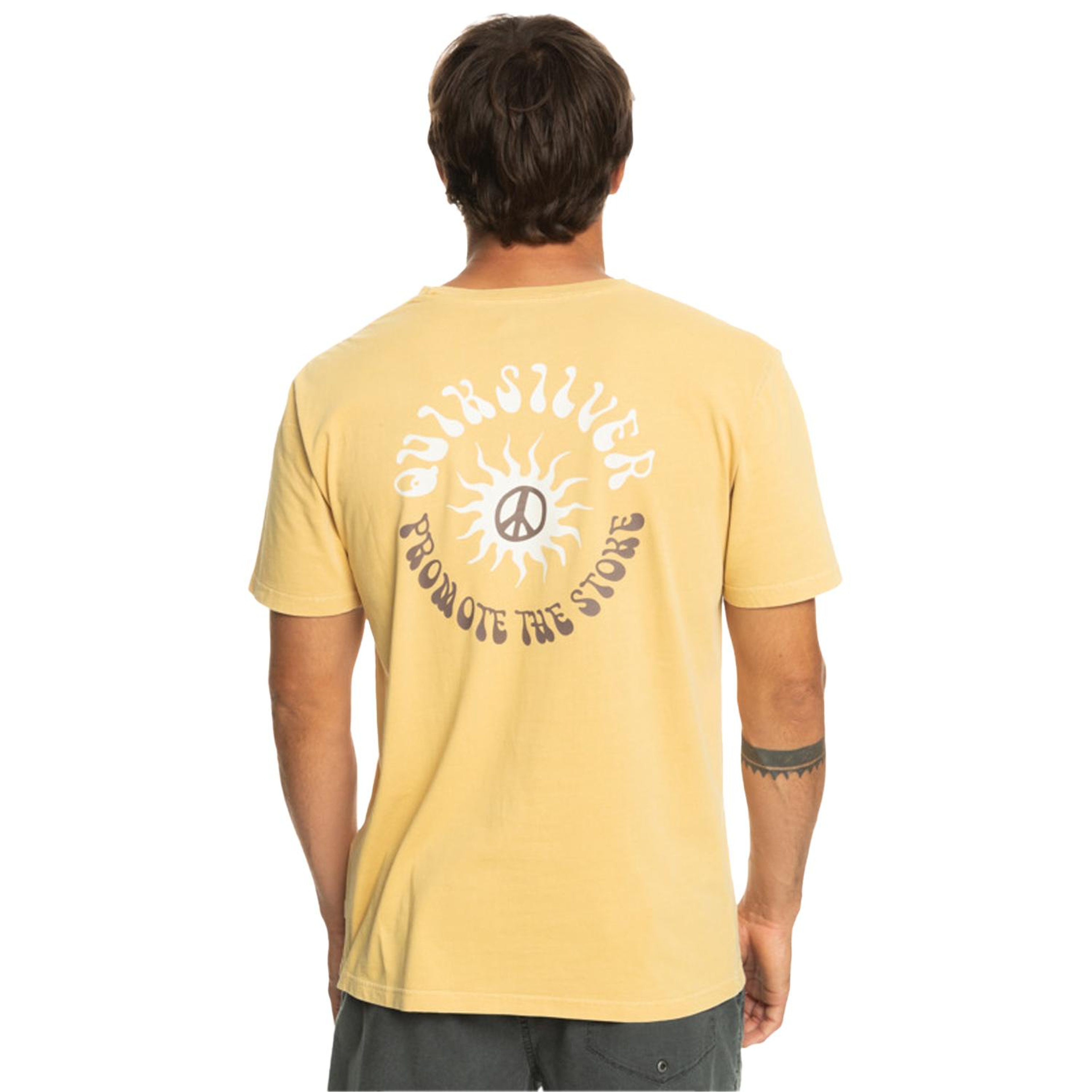 Quiksilver Sunbloom Erkek Sarı Tişört