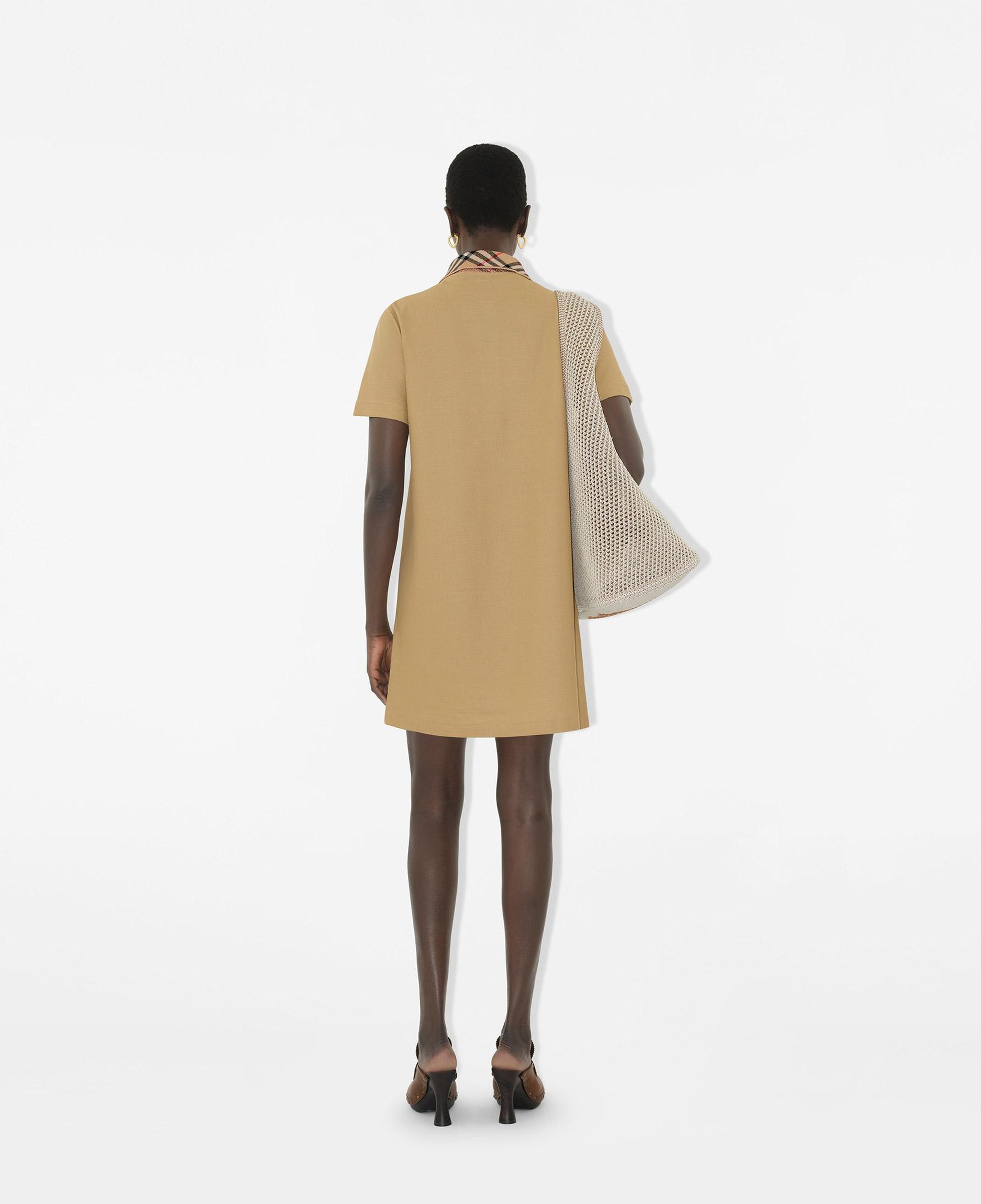 Burberry Iris Check Kadın Bej Elbise