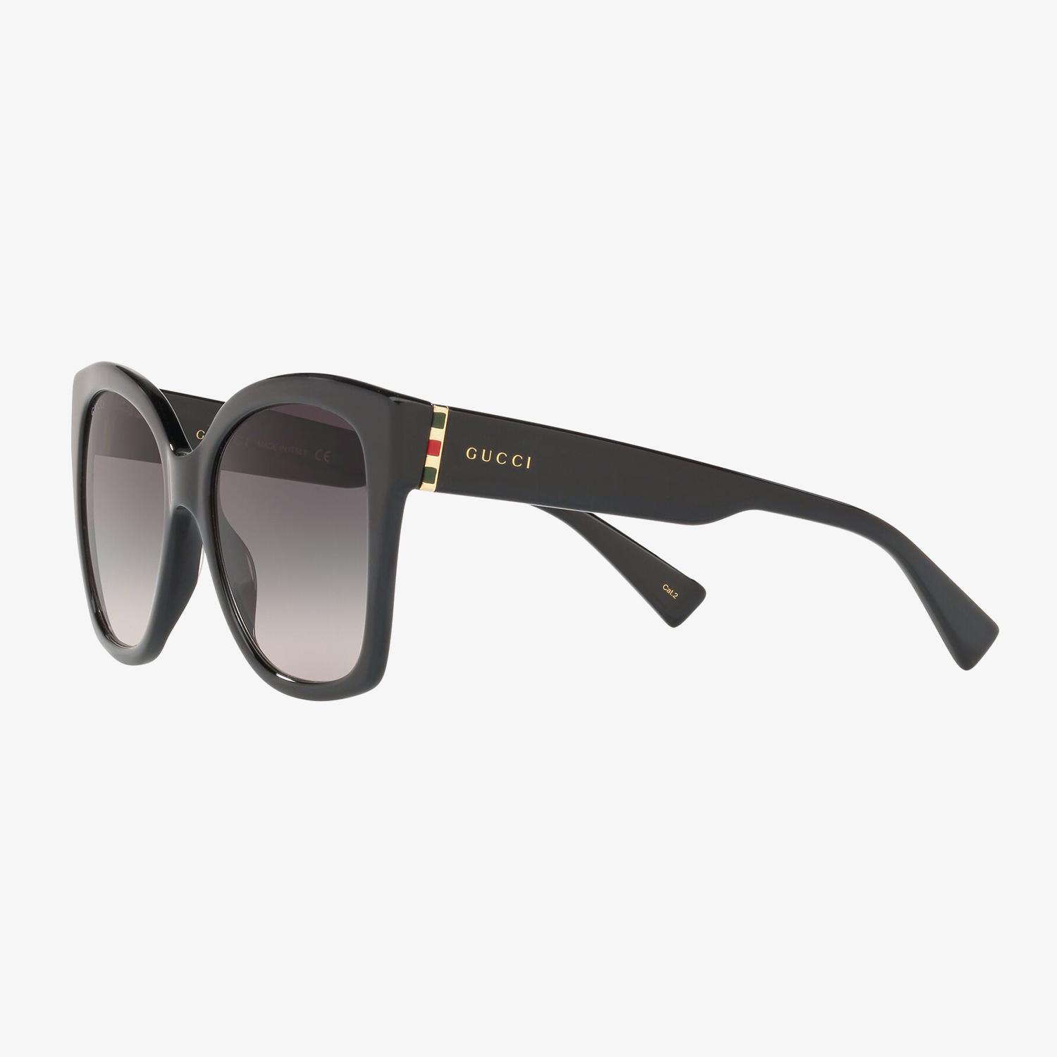 GUCCI 0GC001221 Kadın Siyah Shiny Güneş Gözlüğü