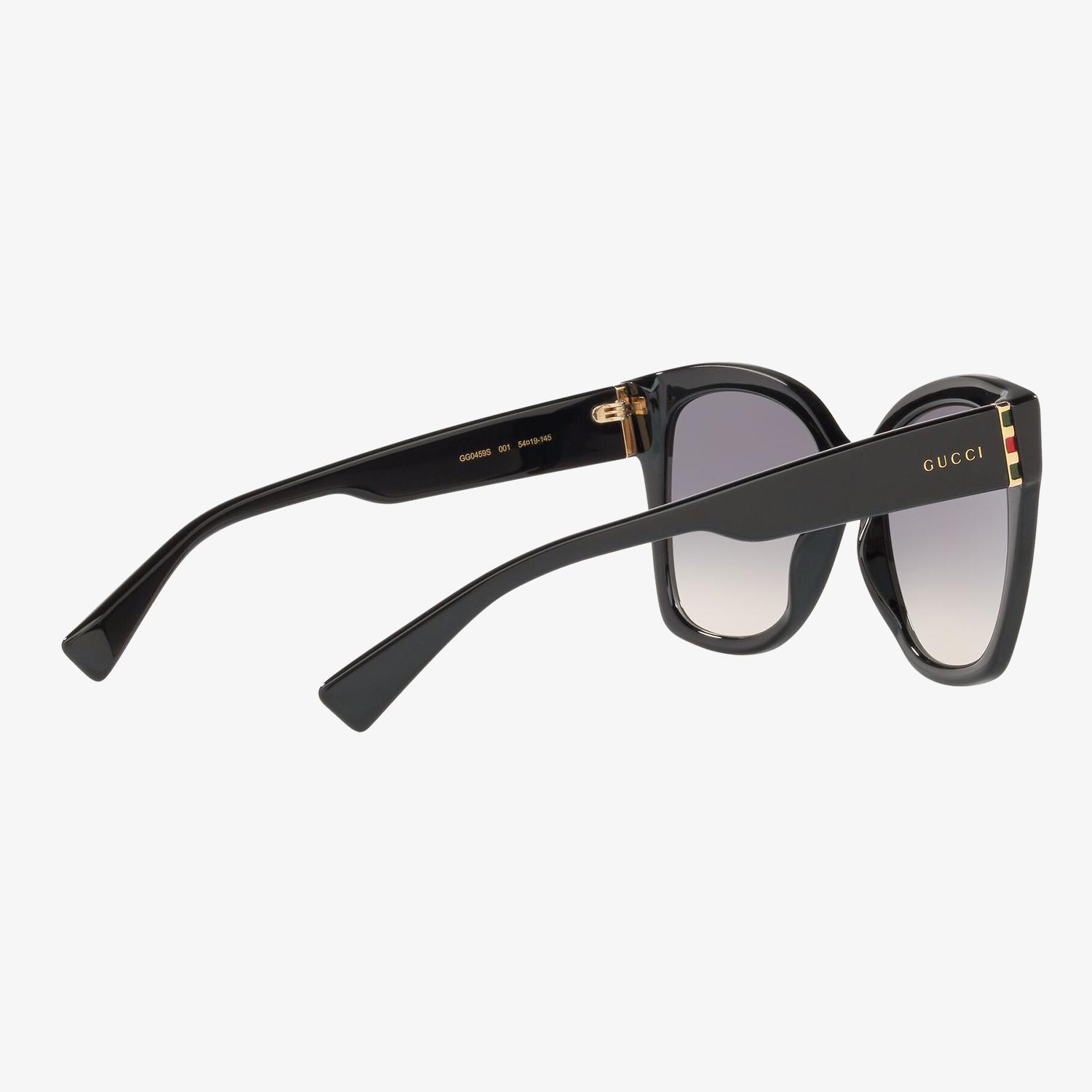 GUCCI 0GC001221 Kadın Siyah Shiny Güneş Gözlüğü
