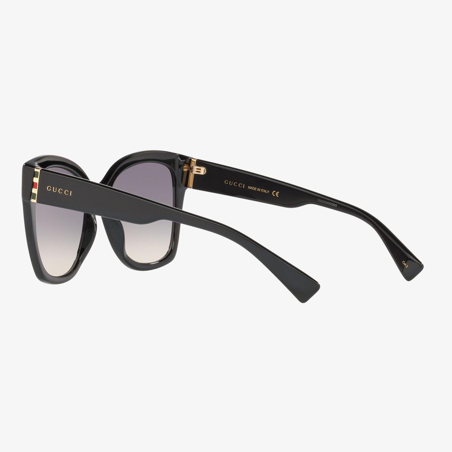 GUCCI 0GC001221 Kadın Siyah Shiny Güneş Gözlüğü