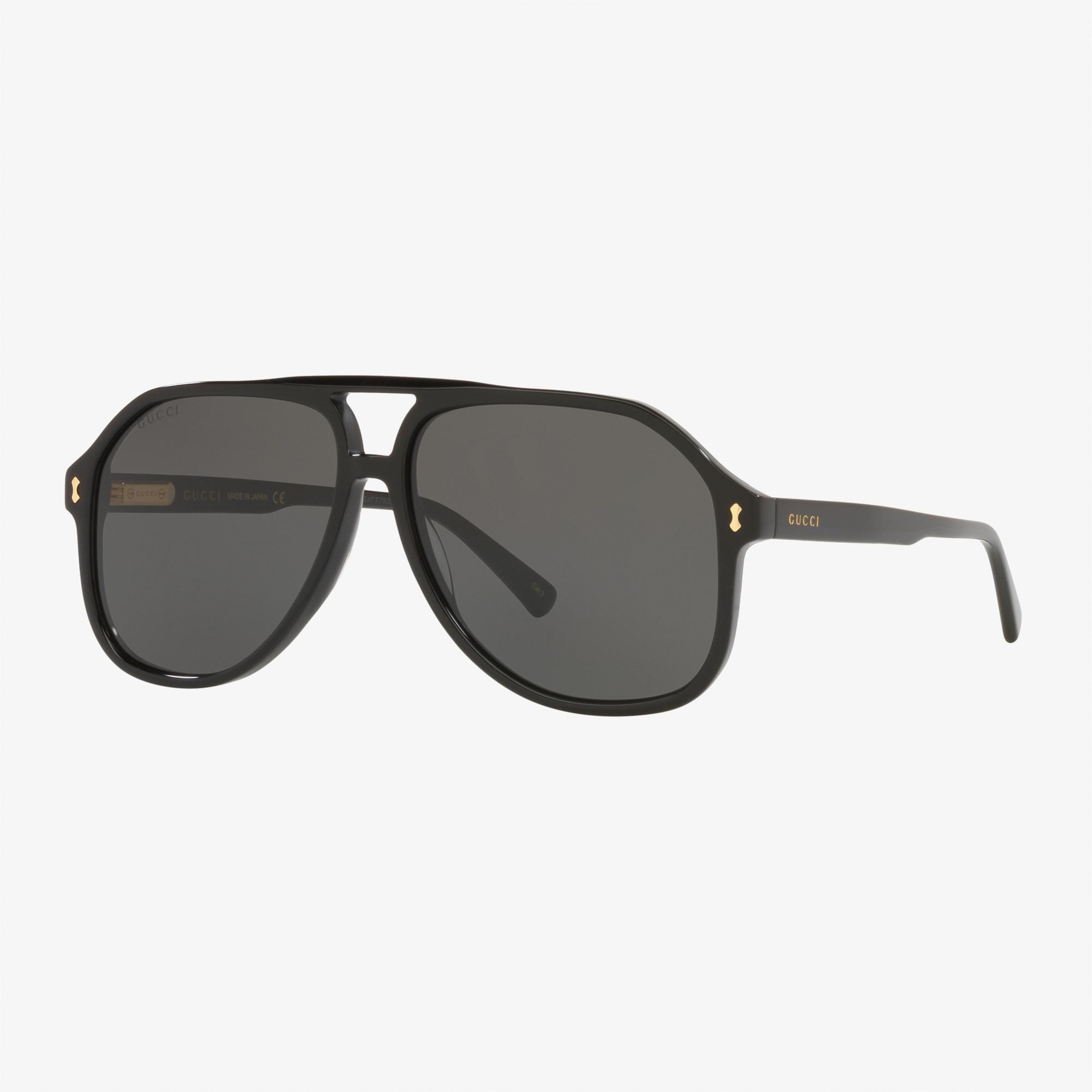 GUCCI Erkek Siyah Güneş Gözlüğü