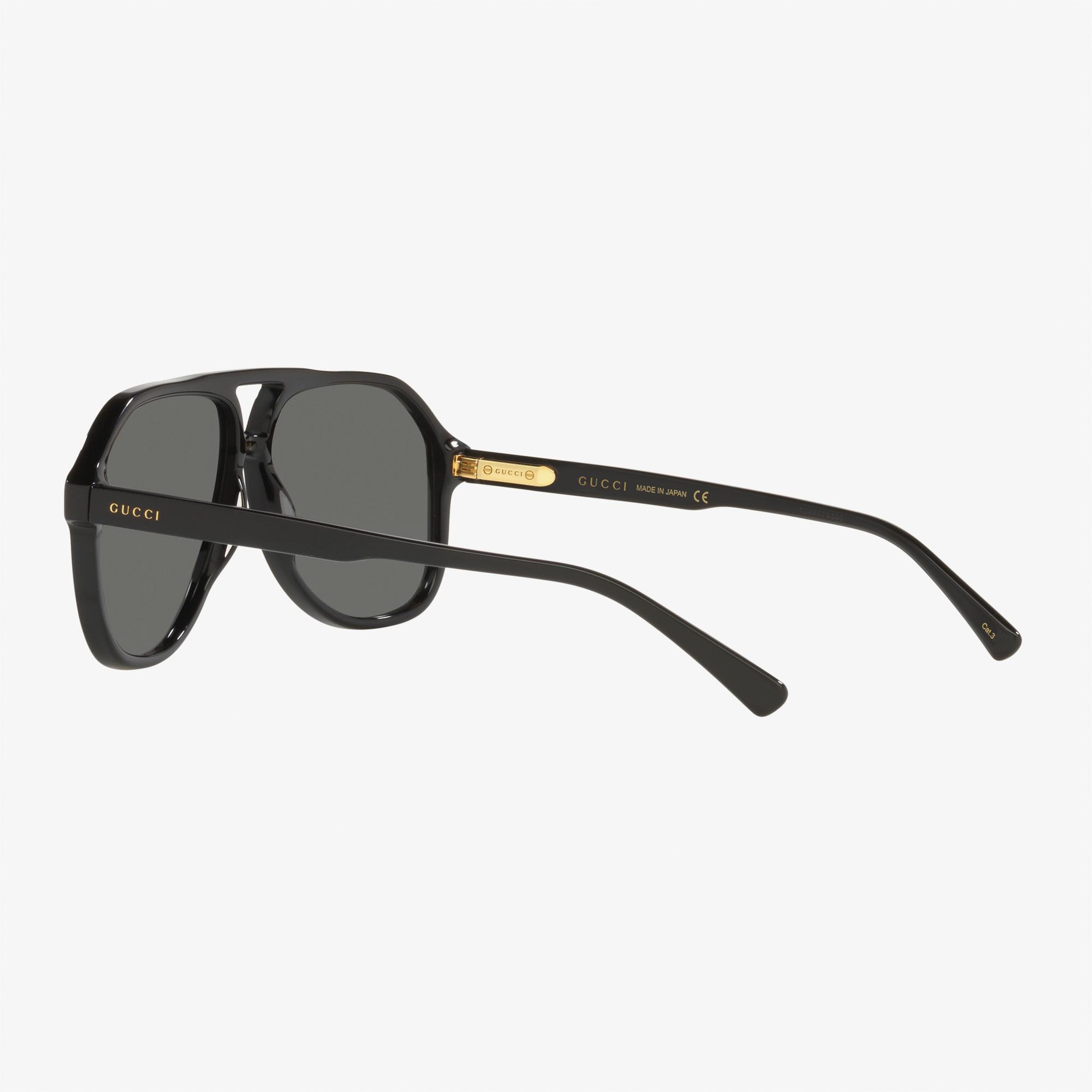 GUCCI Erkek Siyah Güneş Gözlüğü