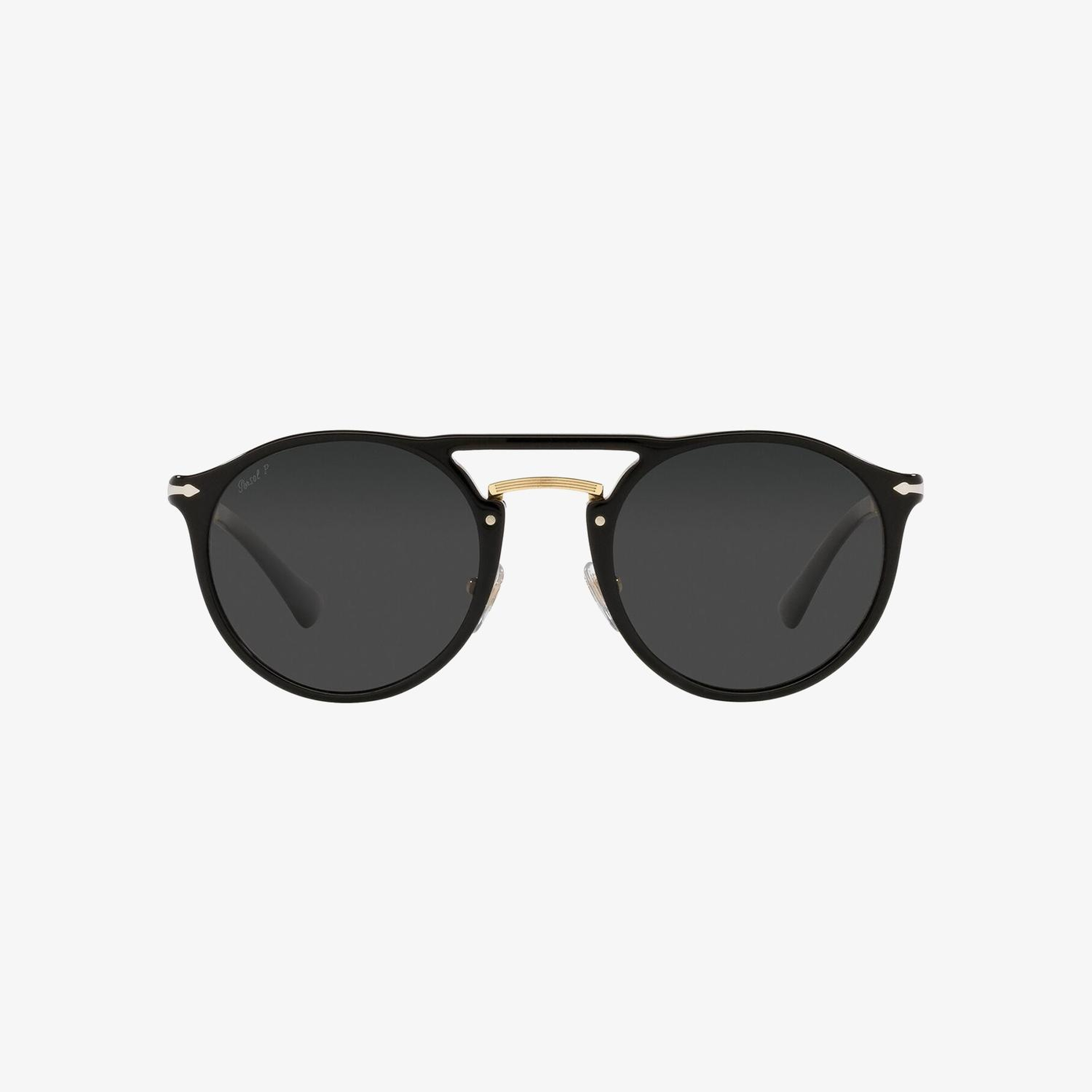 PERSOL 0PO3264S Unisex Siyah-Gold Güneş Gözlüğü