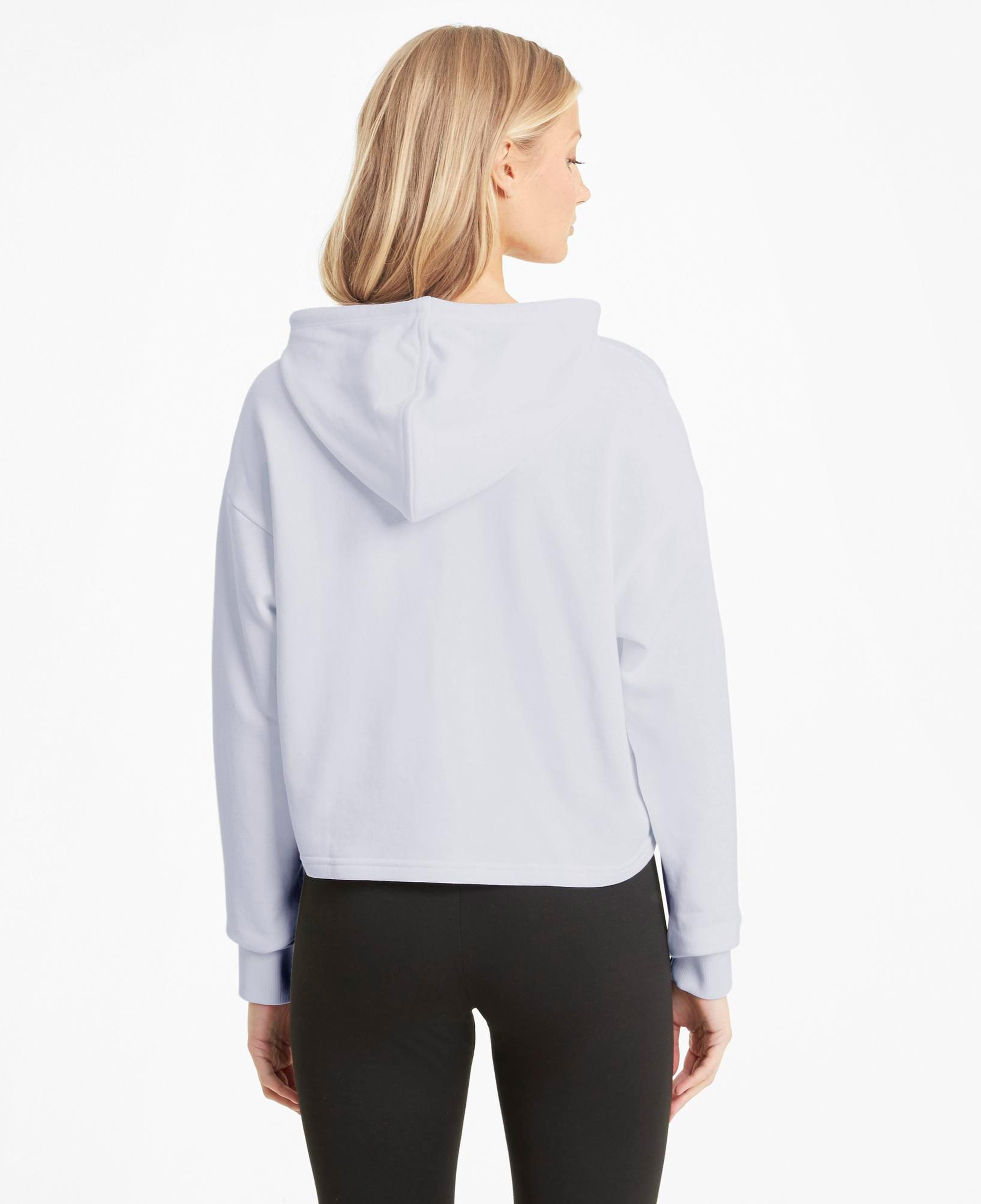 Puma Essentials Cropped Logo Kadın Beyaz Günlük Sweatshirt
