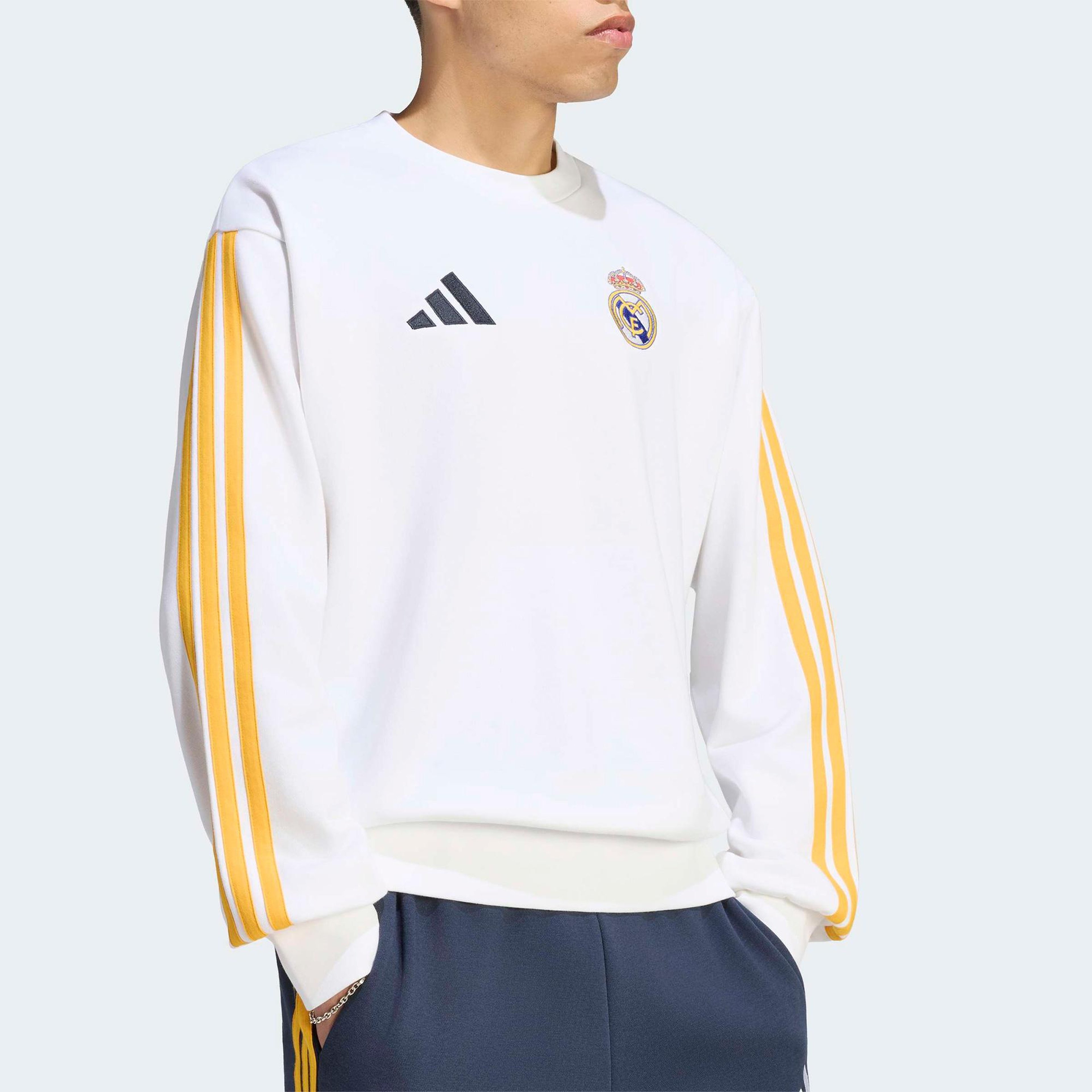 adidas Real Dna Swt Erkek Beyaz Sweatshirt