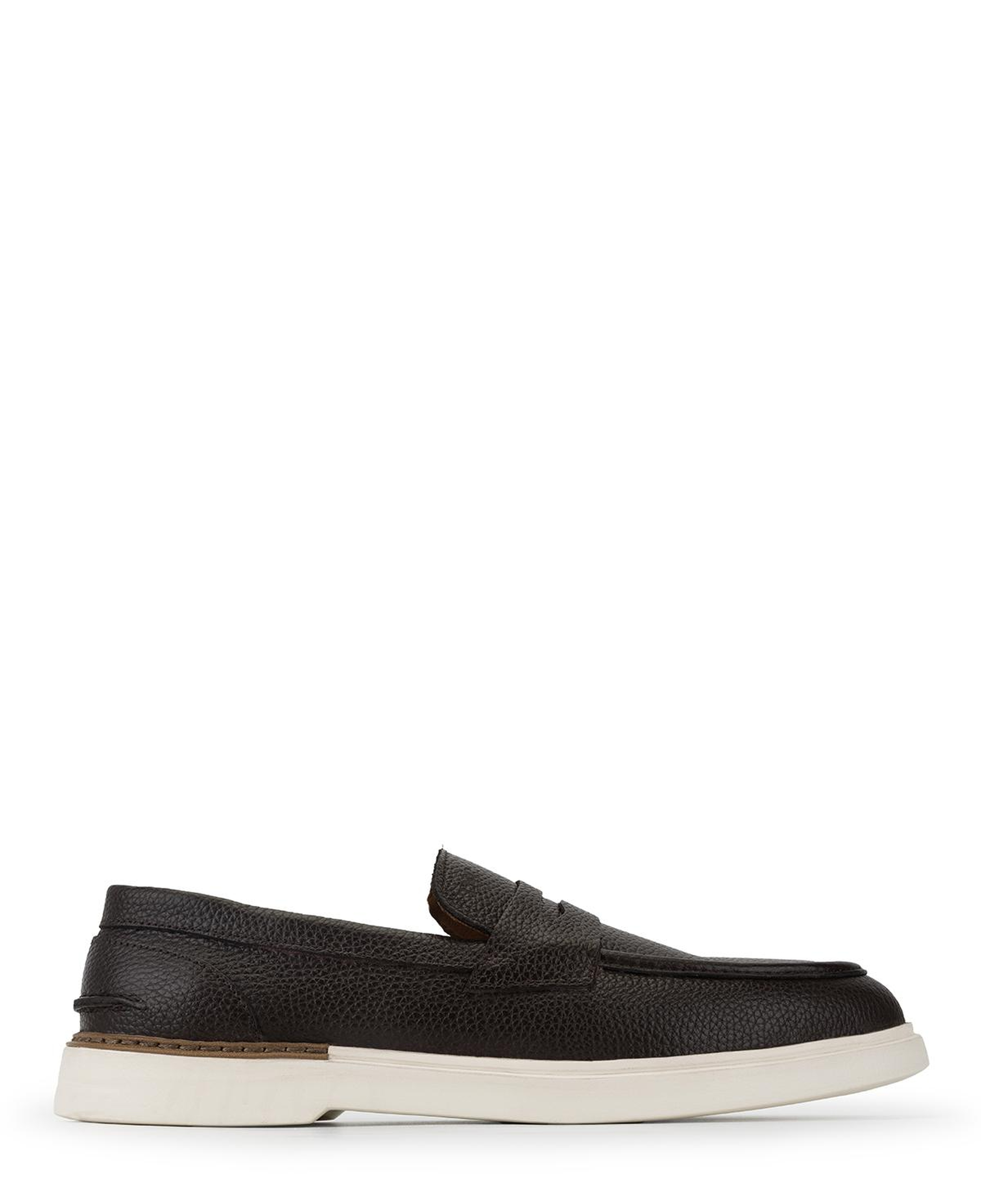 Tamer Tanca Erkek Hakiki Deri Kahverengi Loafer Ayakkabı