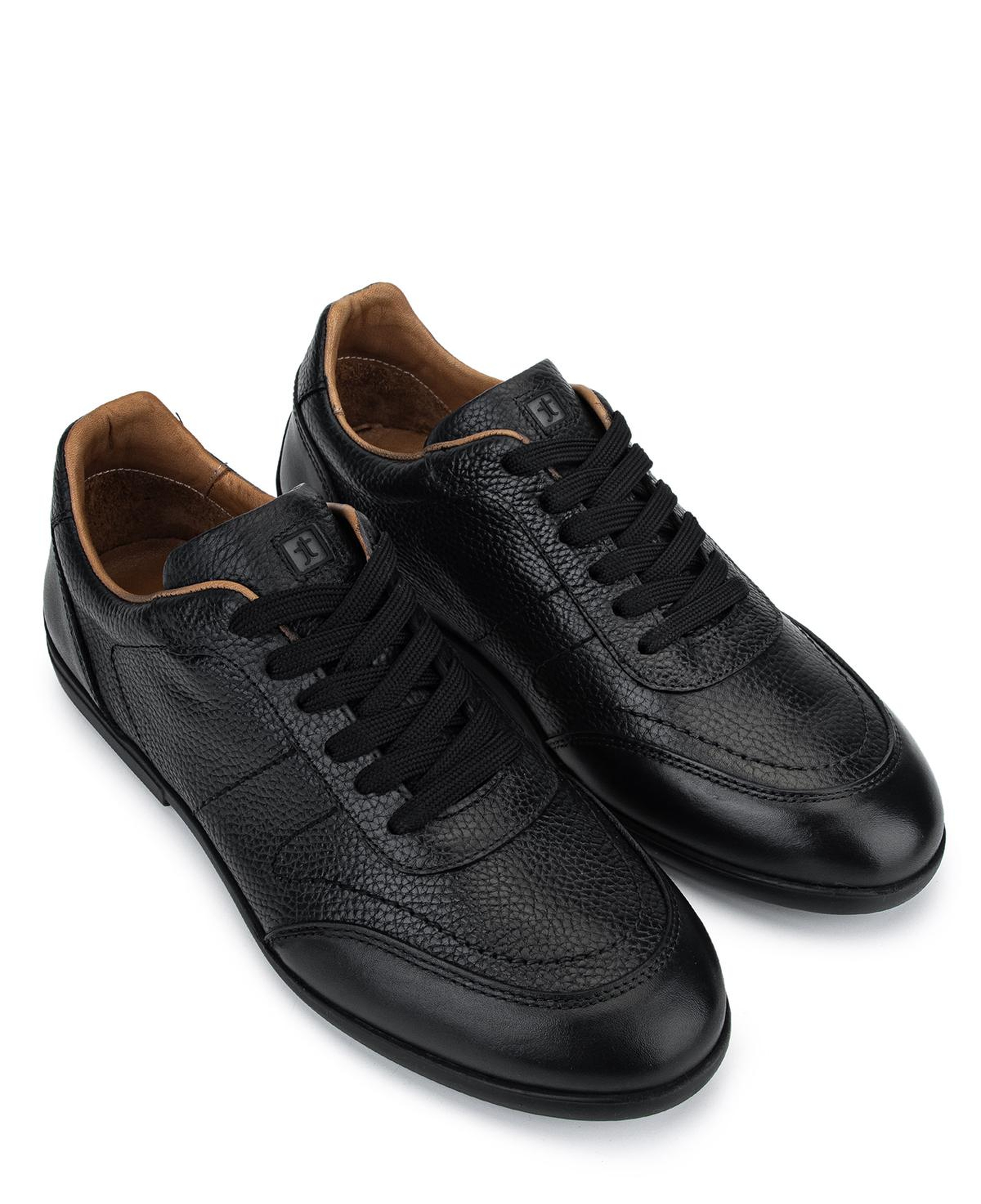 Tamer Tanca Erkek Hakiki Deri Siyah Sneakers & Spor Ayakkabı