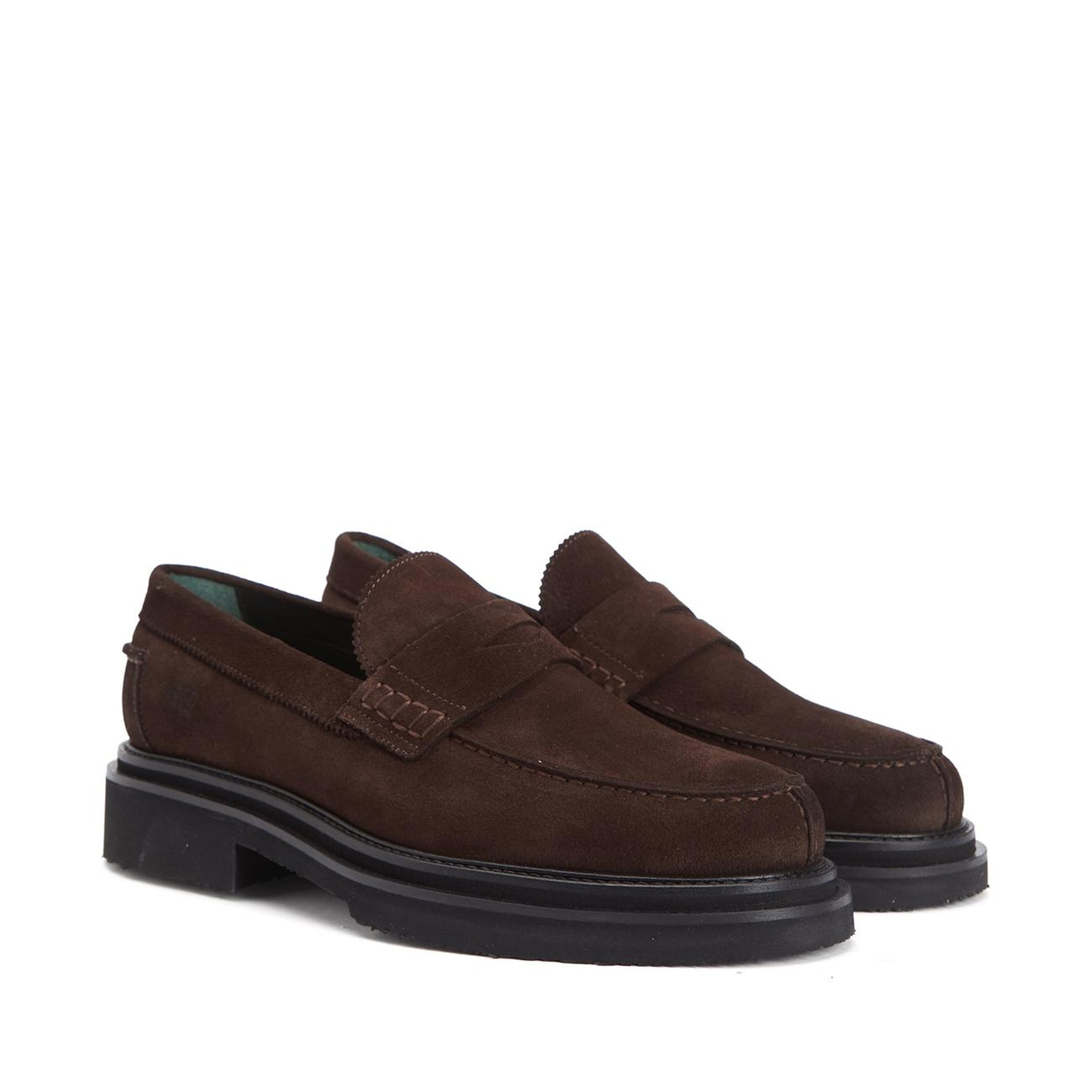 George Hogg Erkek Kahverengi Süet Loafer