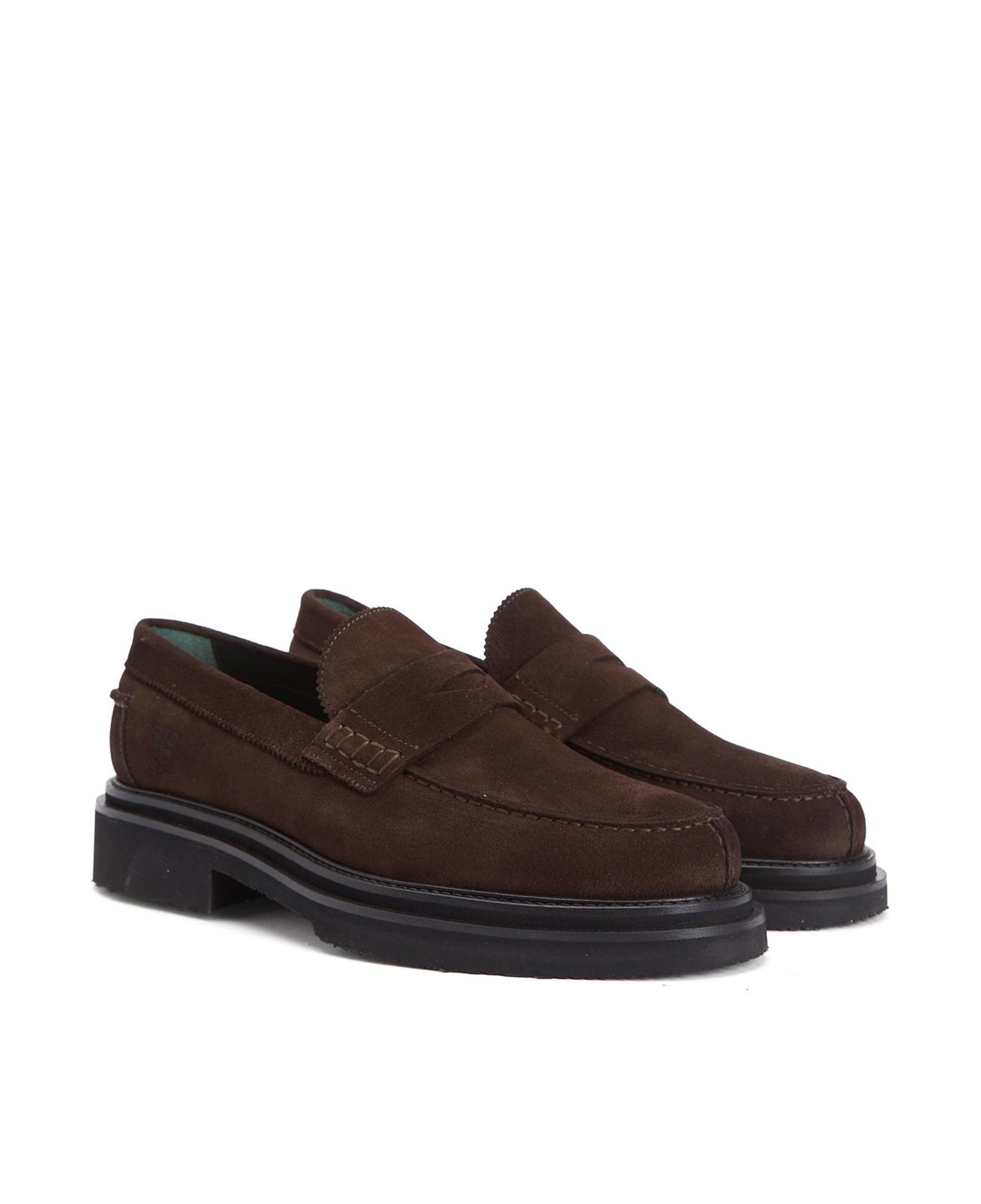 George Hogg Erkek Kahverengi Süet Loafer
