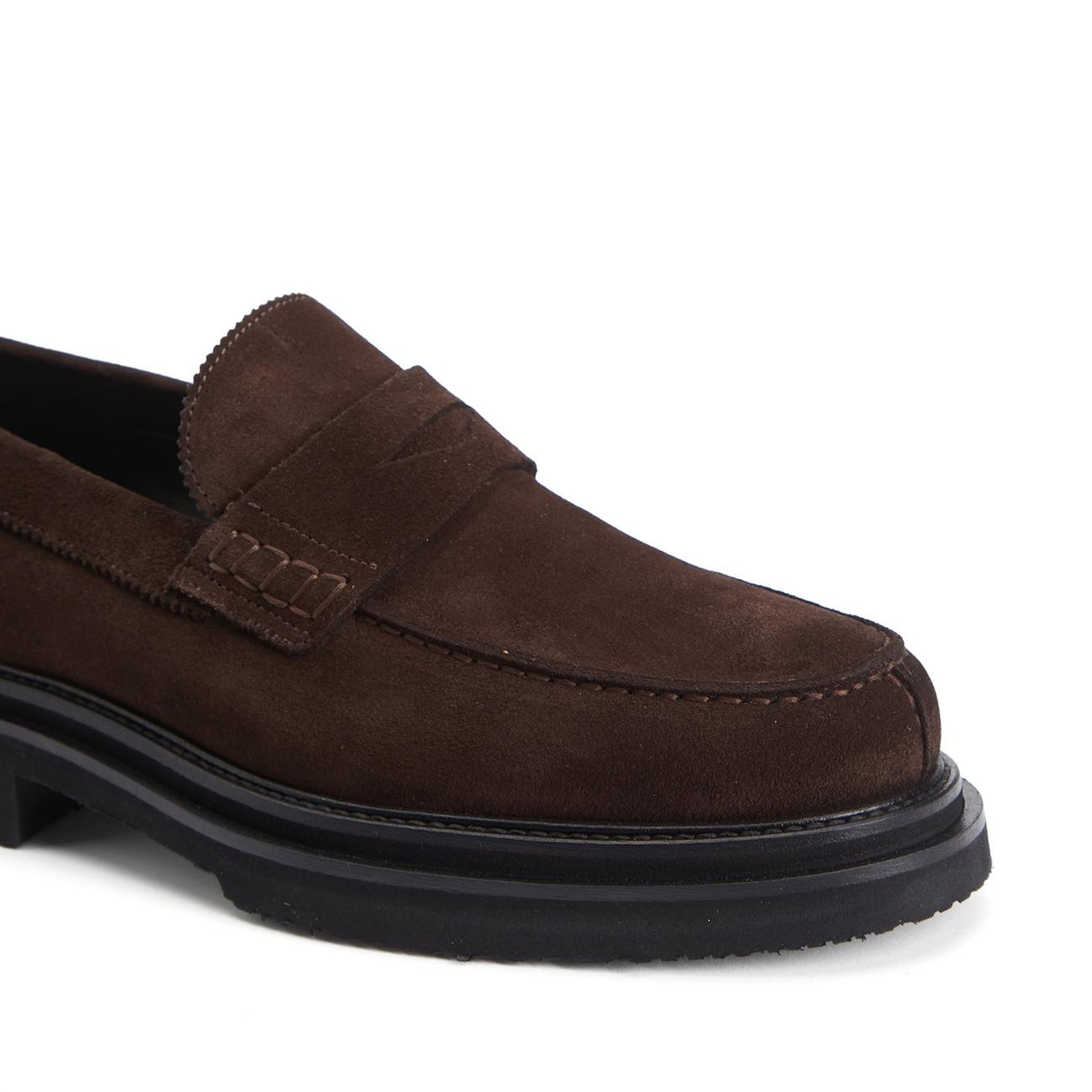 George Hogg Erkek Kahverengi Süet Loafer