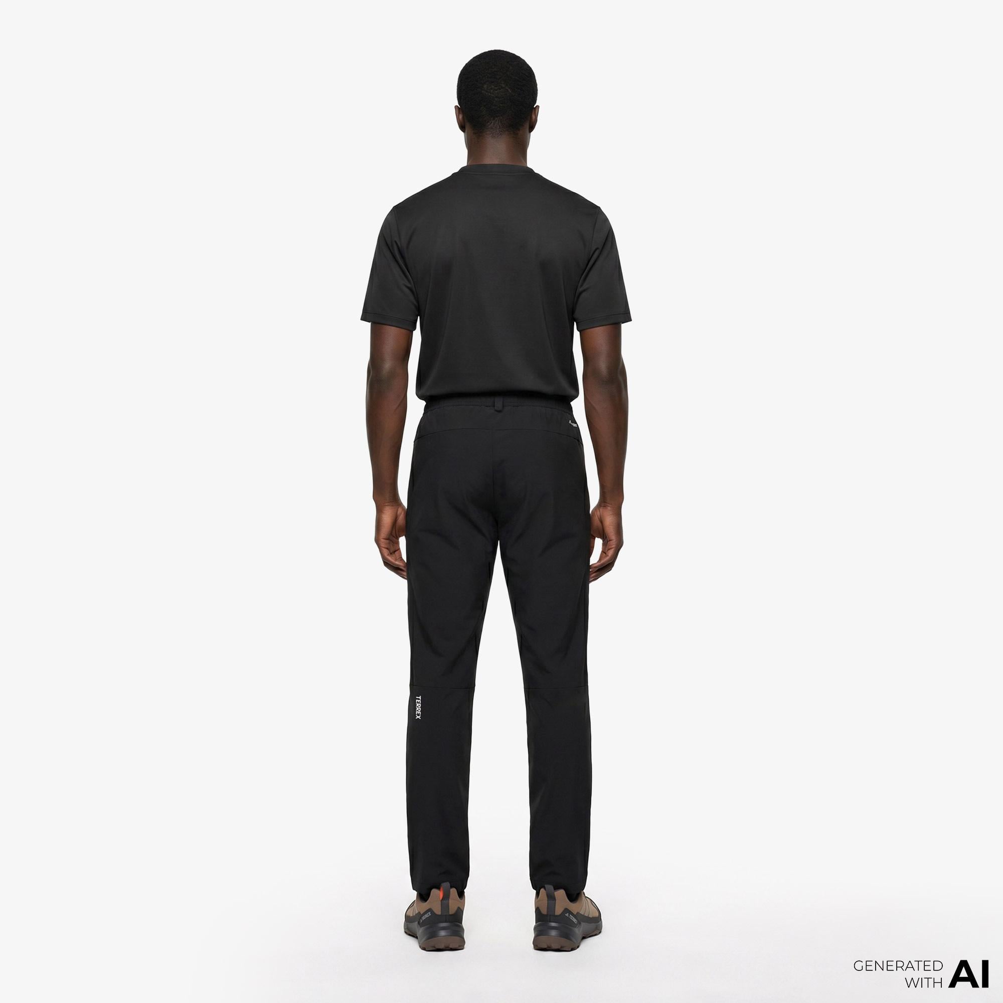 adidas Terrex Multi Essentials Stretch Erkek Siyah Eşofman Altı