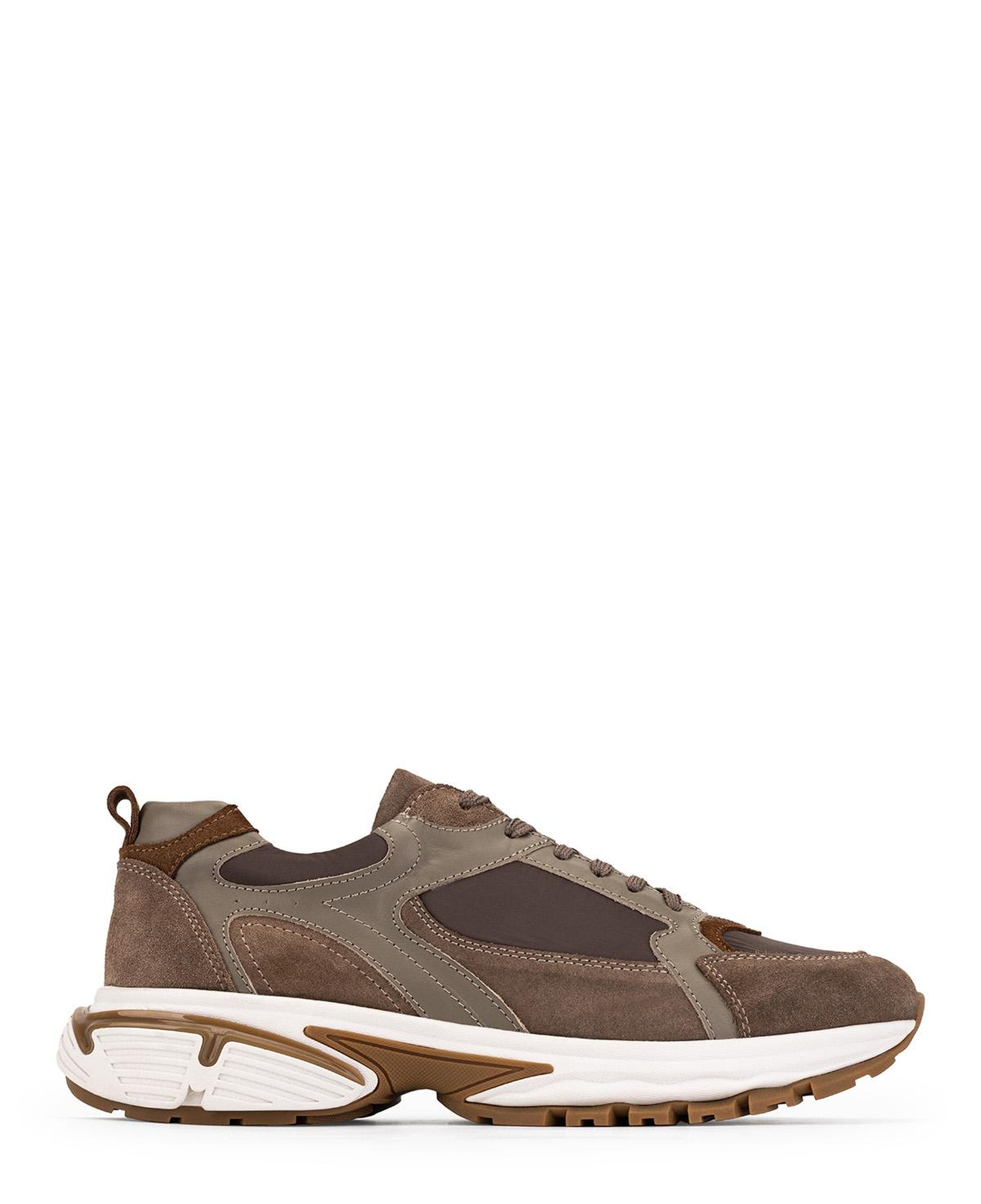 Tamer Tanca Erkek Deri & Tekstil Kahverengi Sneakers & Spor Ayakkabı