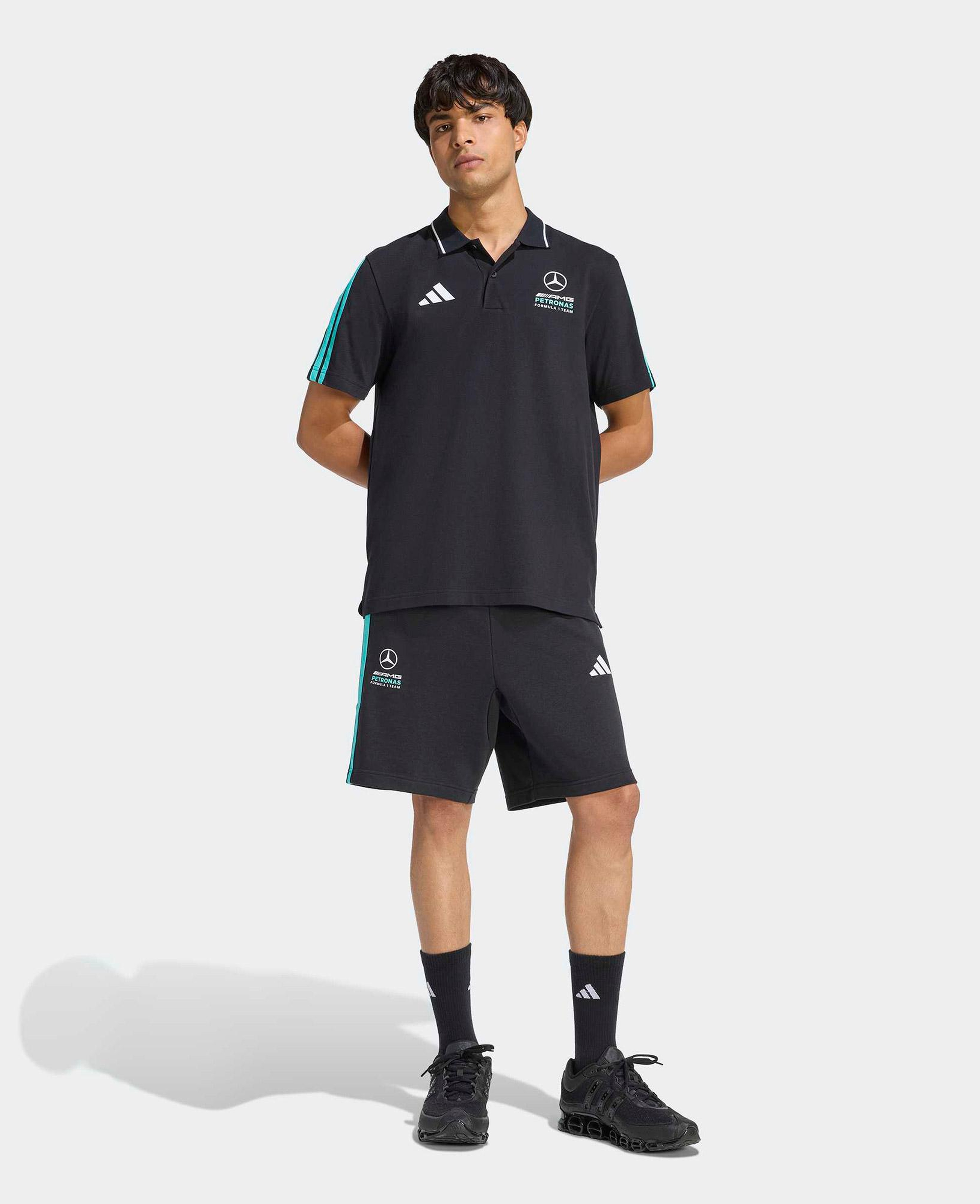 adidas Mercedes-AMG Petronas F1 Erkek Siyah Polo T-Shirt