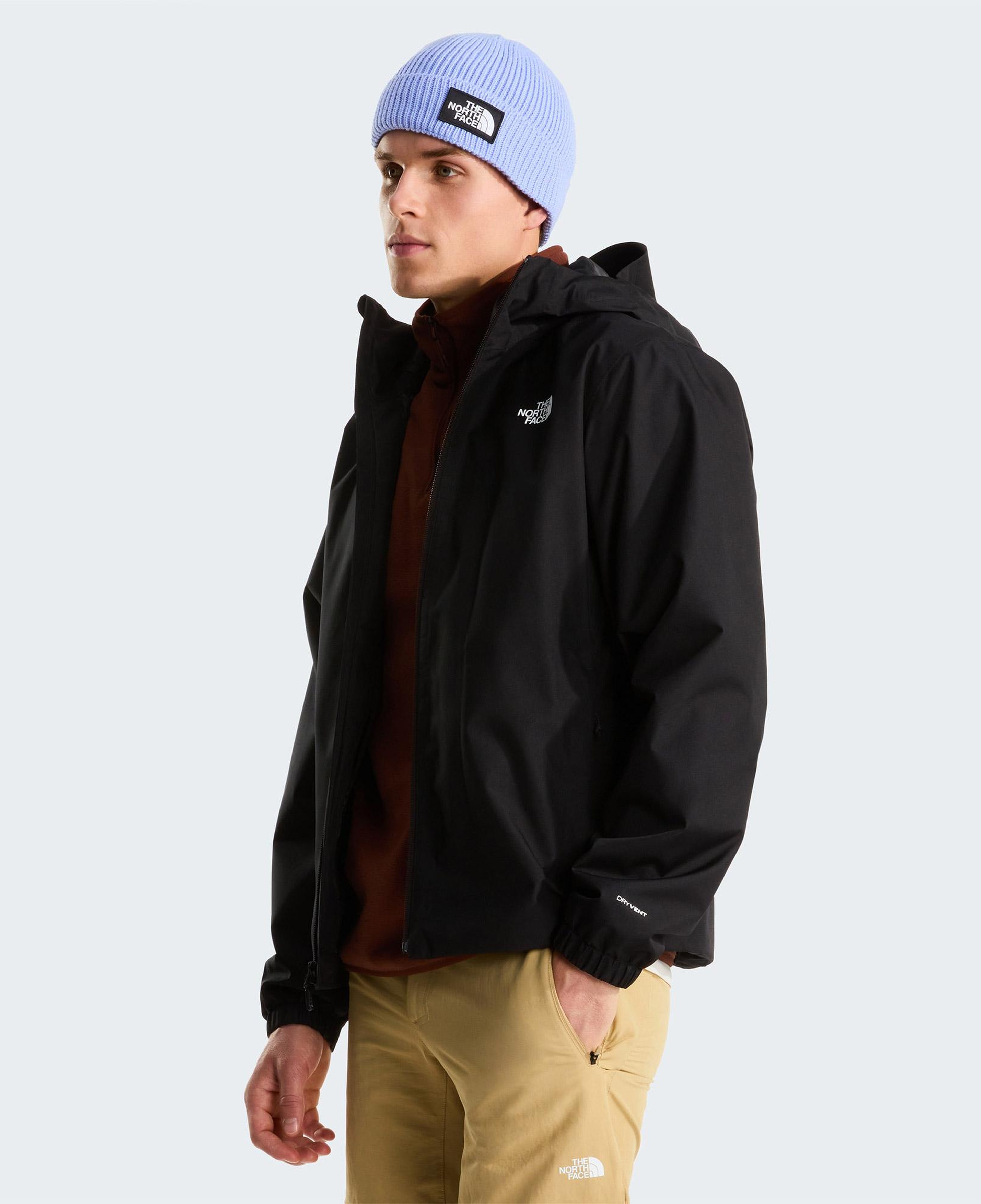 The North Face Quest DryVent Erkek Siyah Yağmurluk