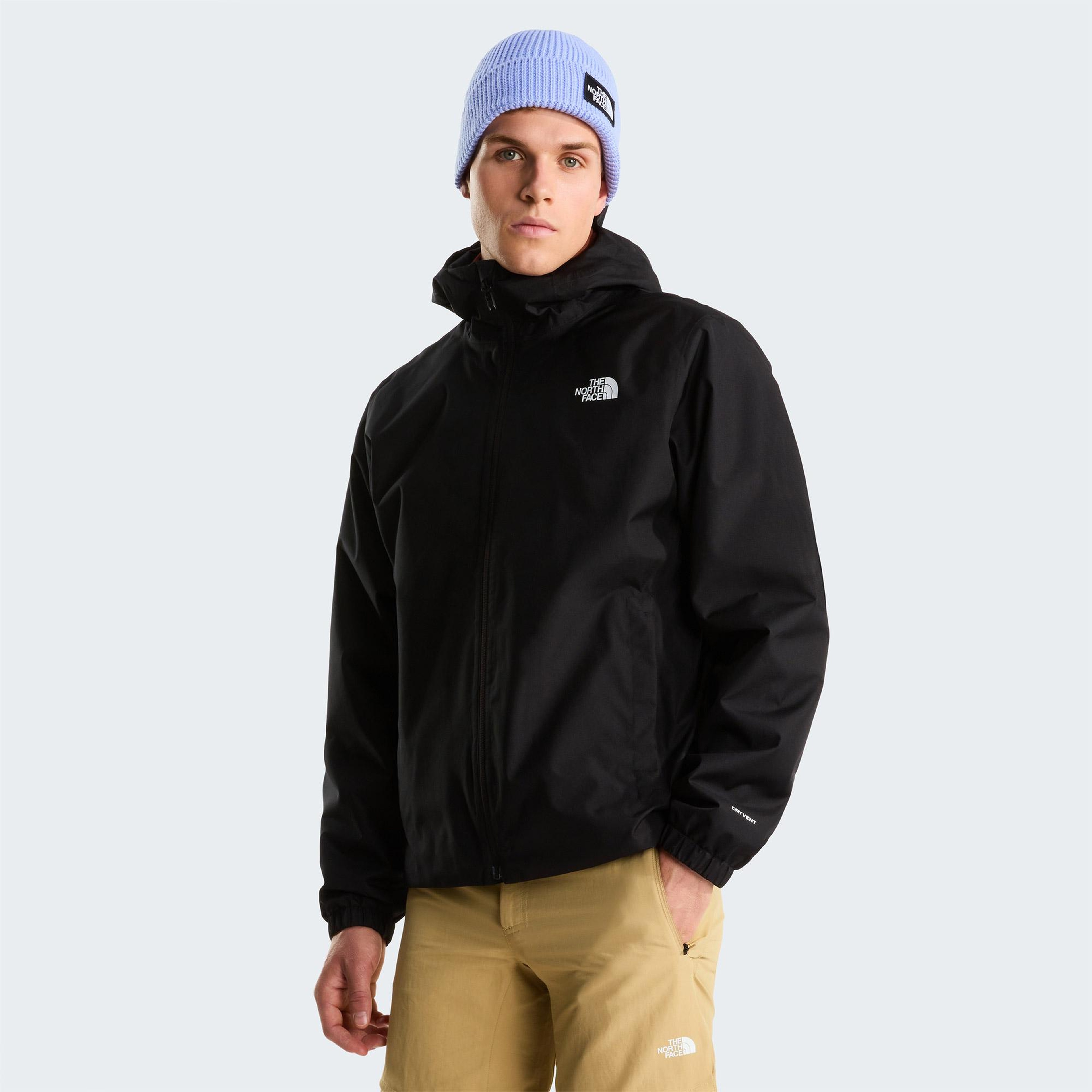 The North Face Quest DryVent Erkek Siyah Yağmurluk