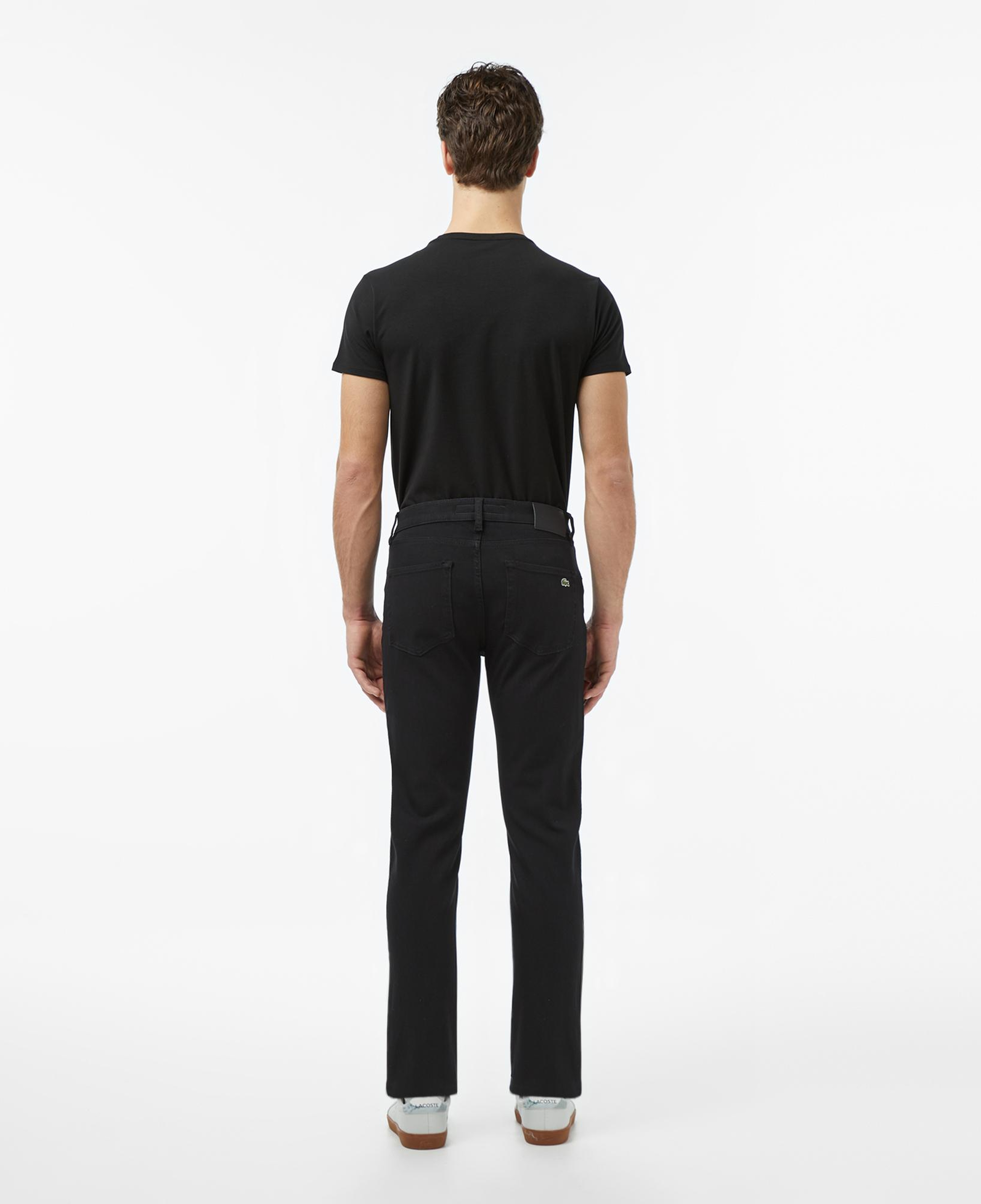 Lacoste Erkek Slim Fit Siyah Jean Pantolon