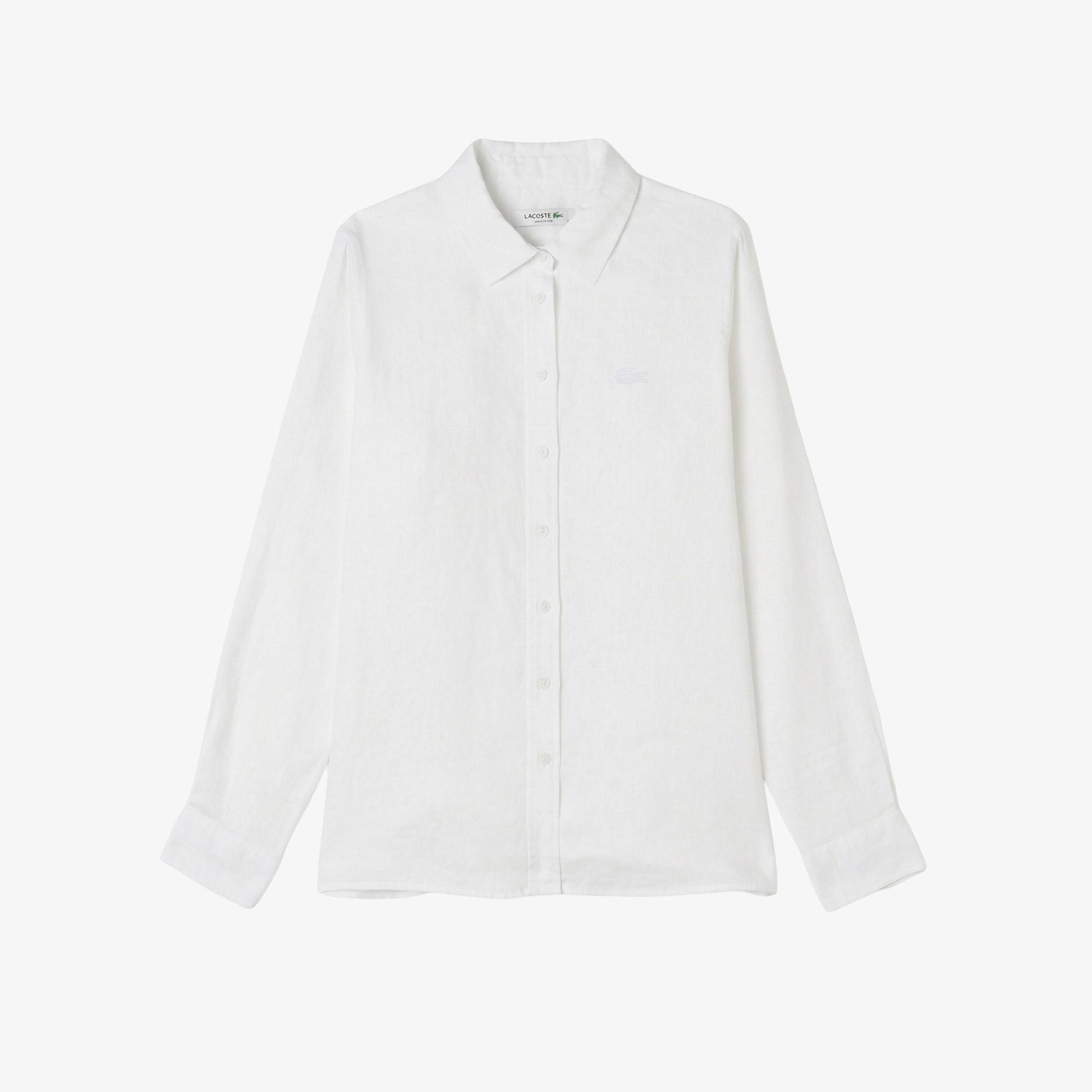 Kadın Relaxed Fit Beyaz Gömlek