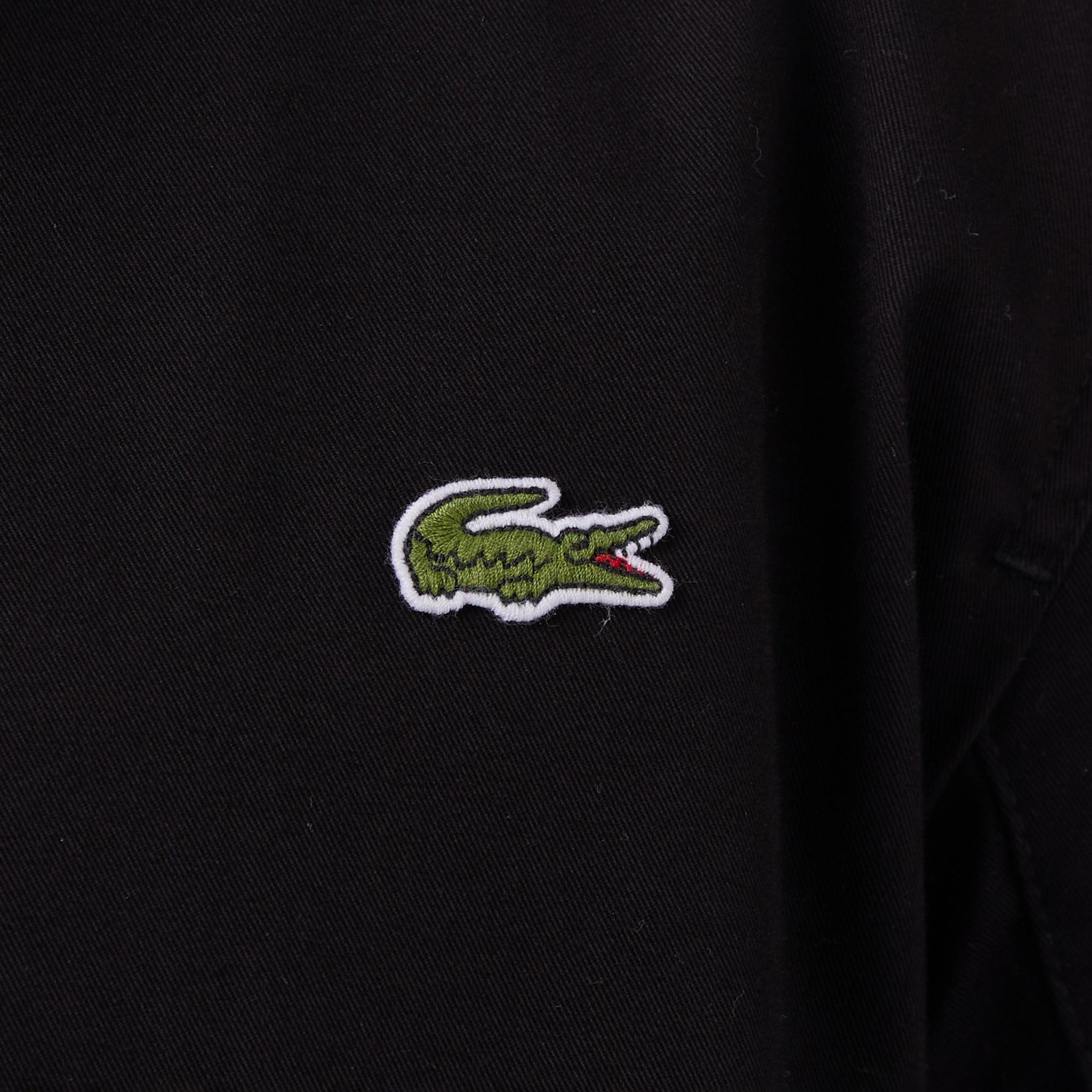 Lacoste Erkek Gömlek Yaka Siyah Ceket
