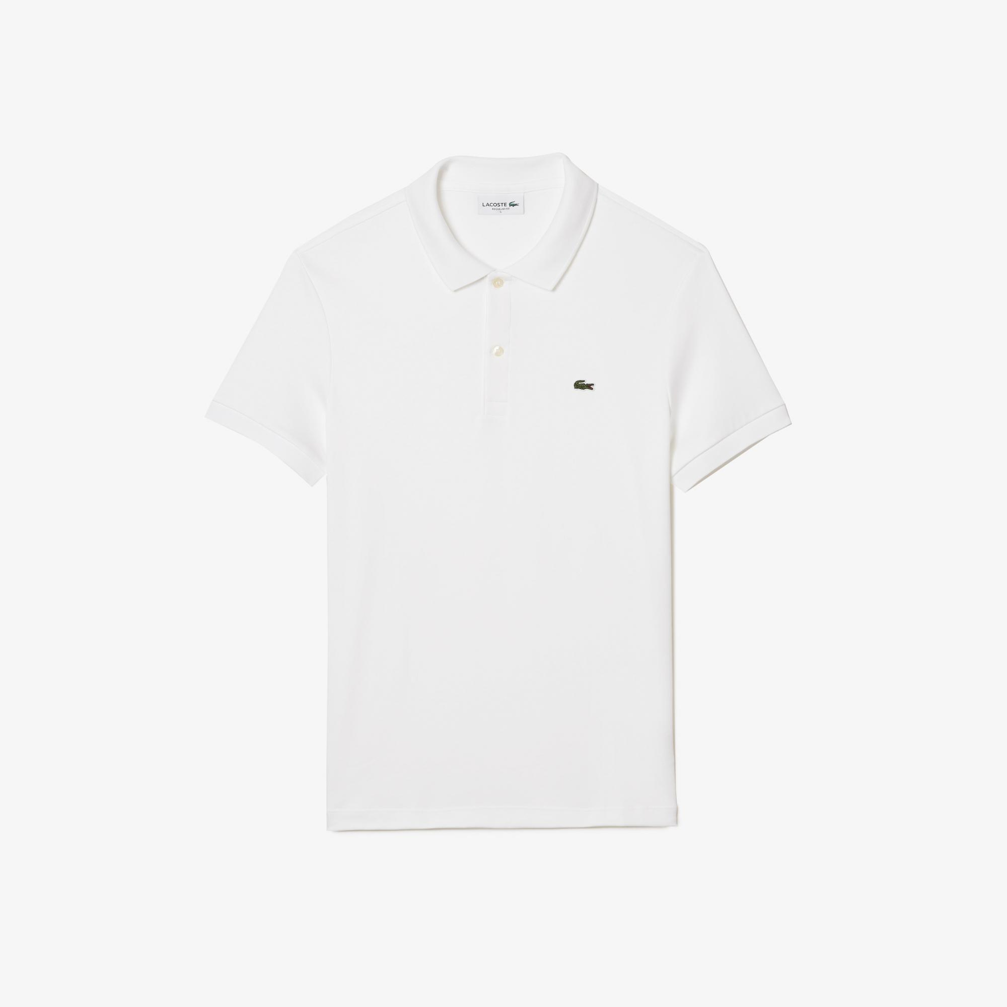 Erkek Regular Fit Beyaz Polo