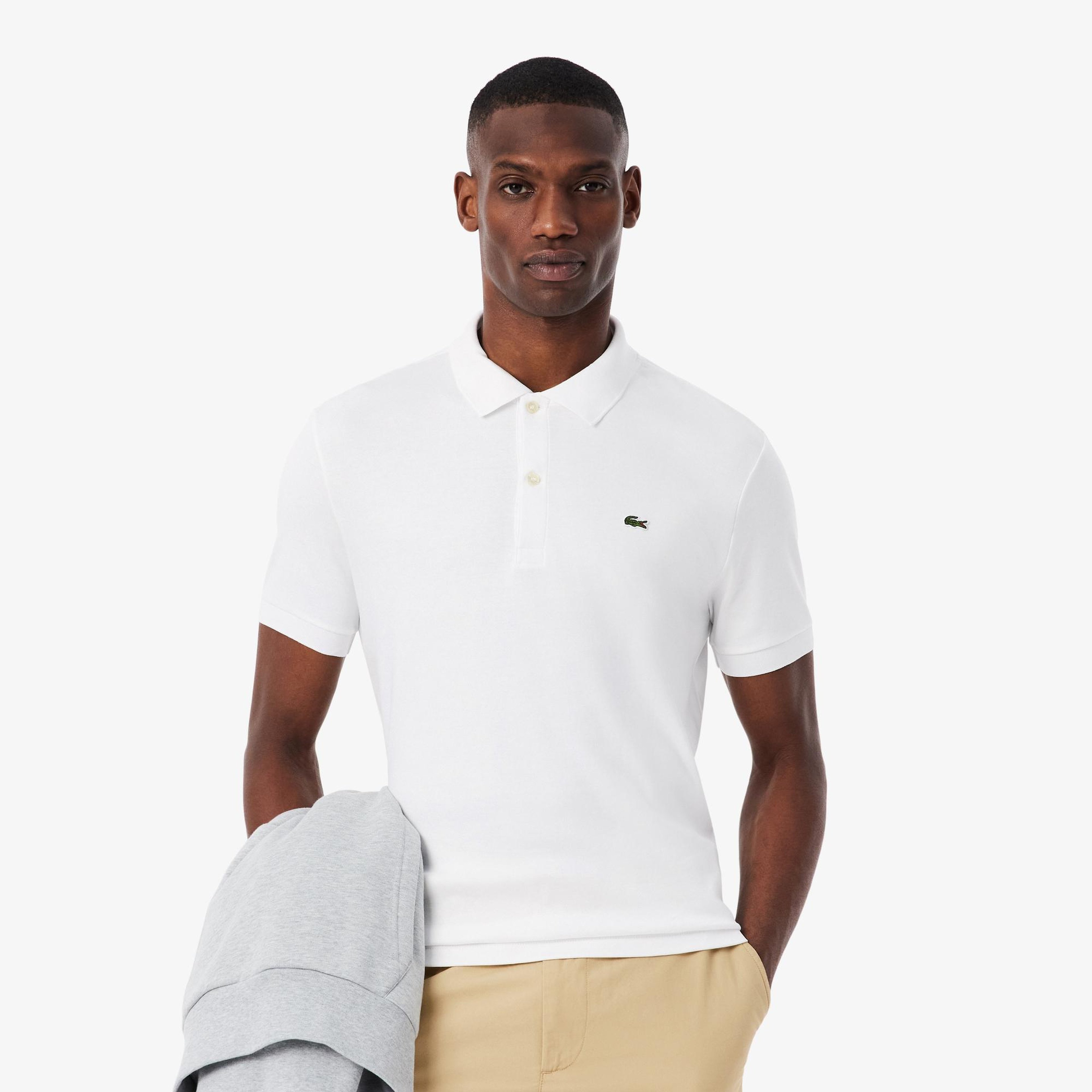 Erkek Regular Fit Beyaz Polo