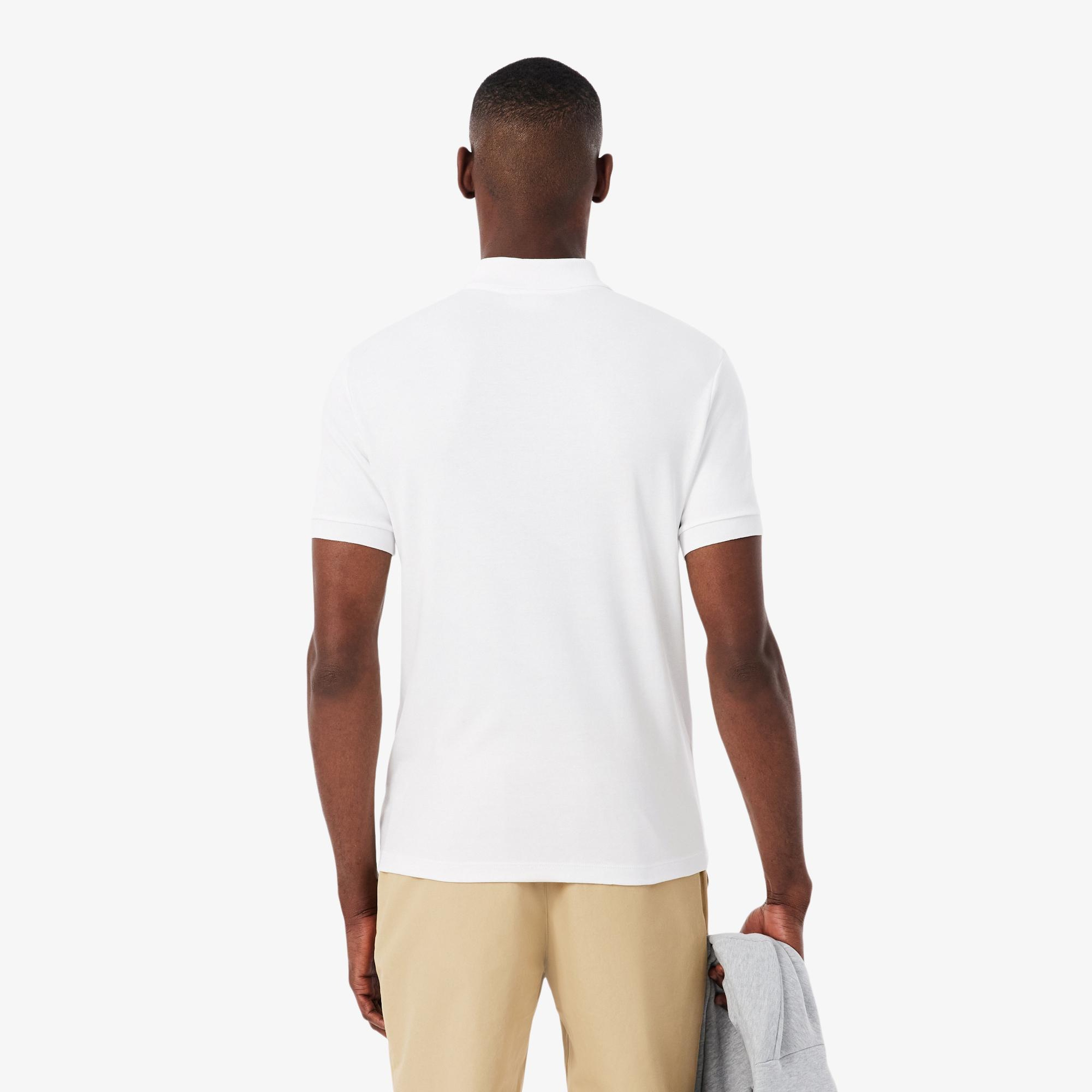 Erkek Regular Fit Beyaz Polo