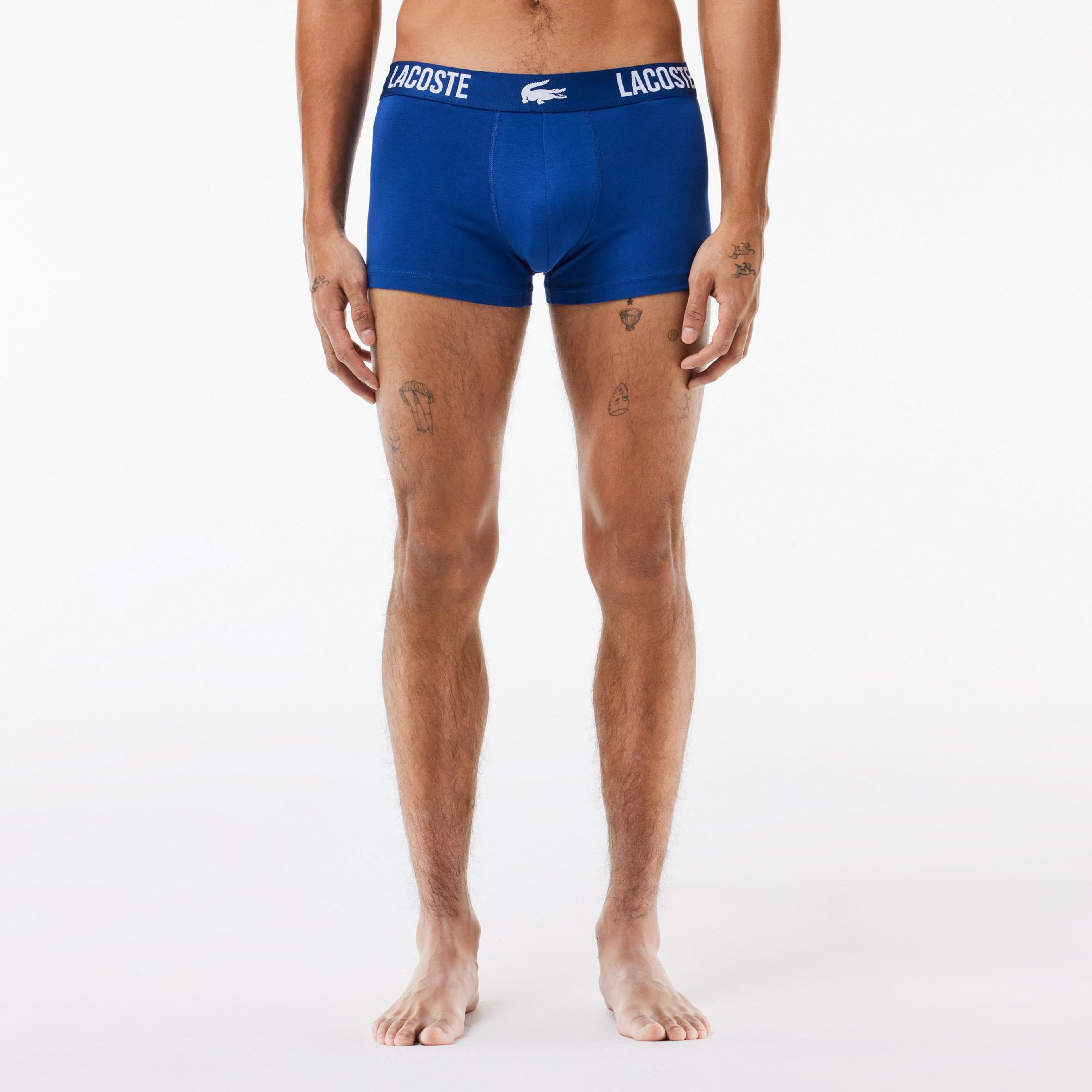 Erkek 3'lü Renkli Boxer