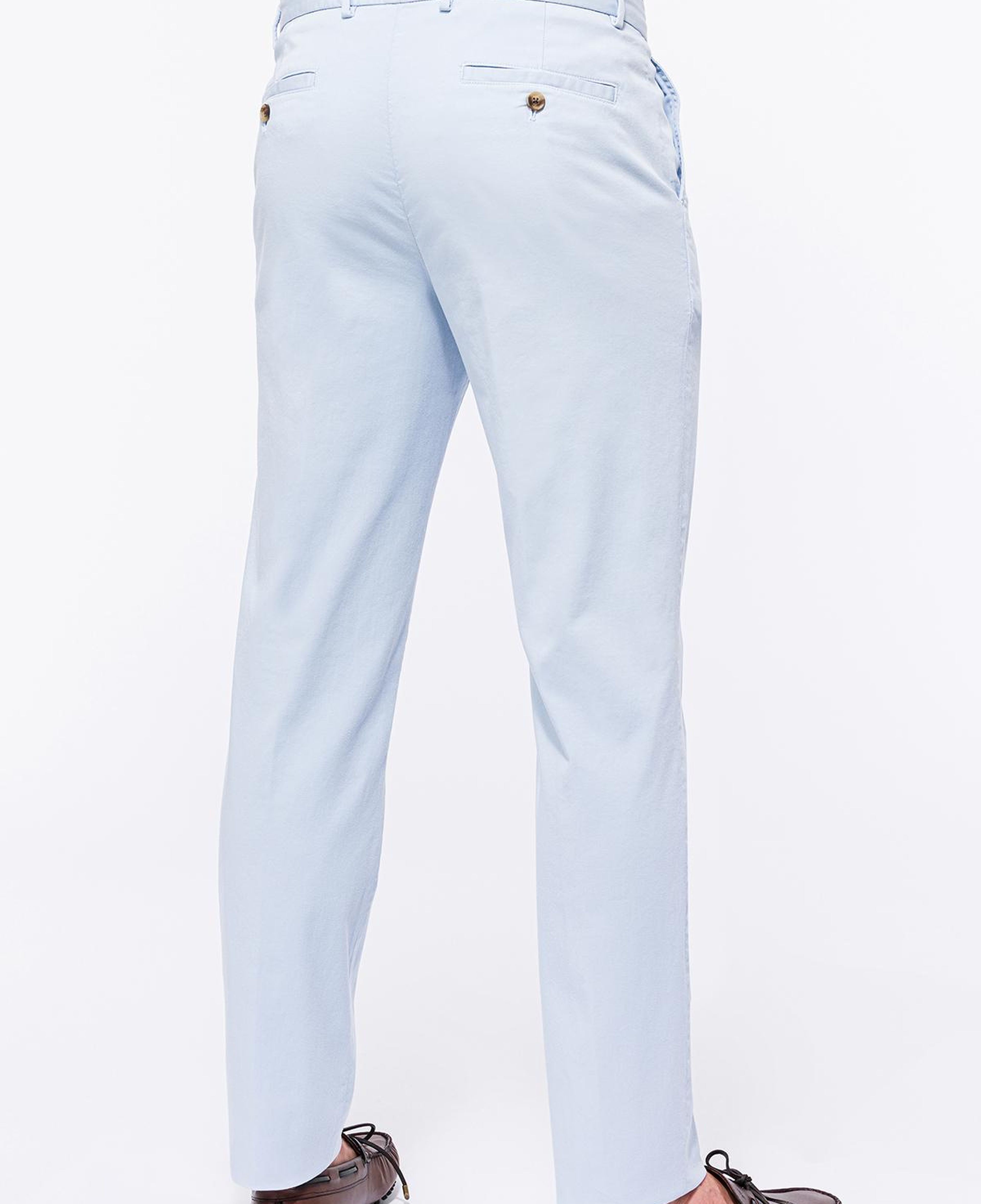 Erkek Mavi Chino Pantolon