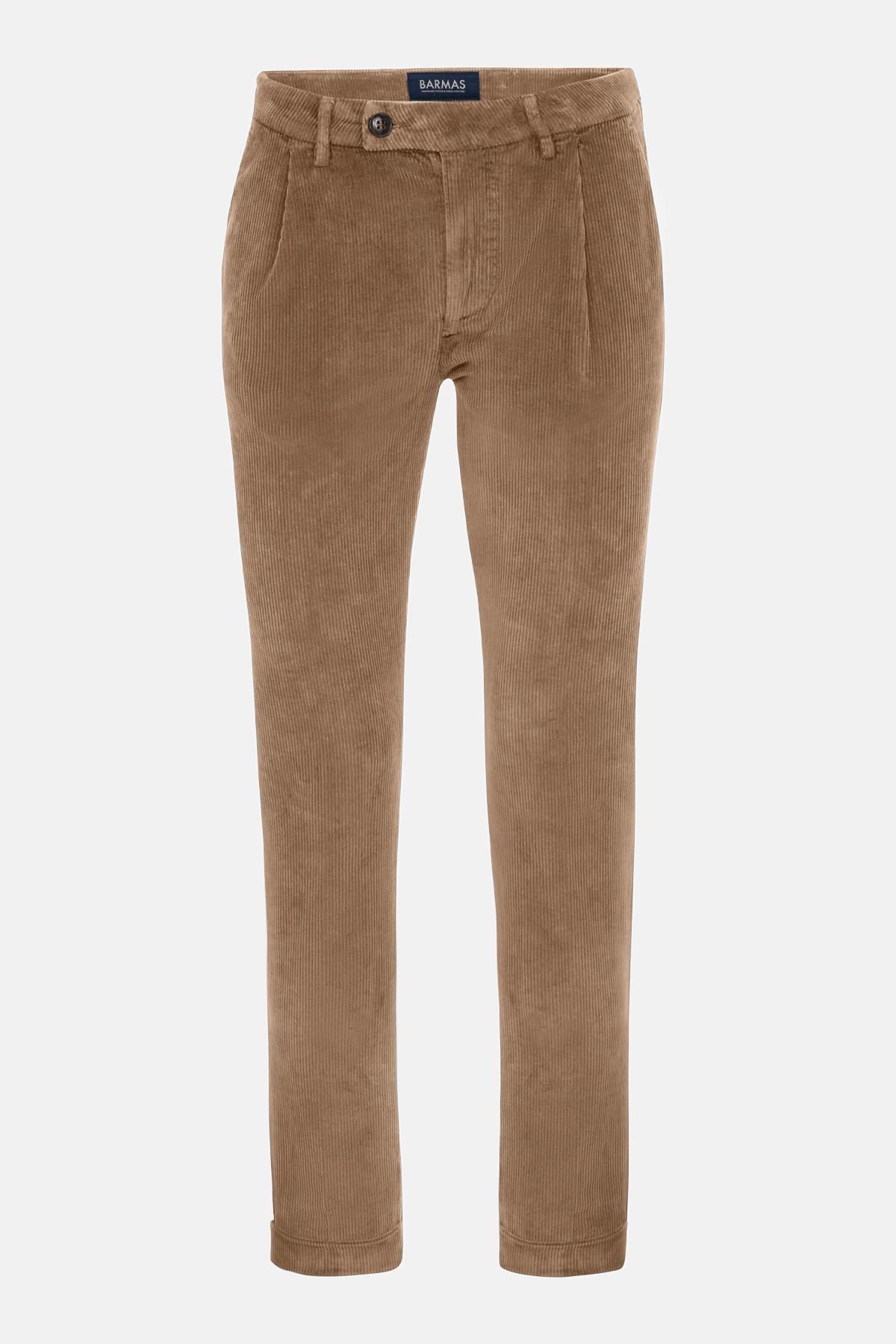 Erkek Haki Kadife Chino Pantolon