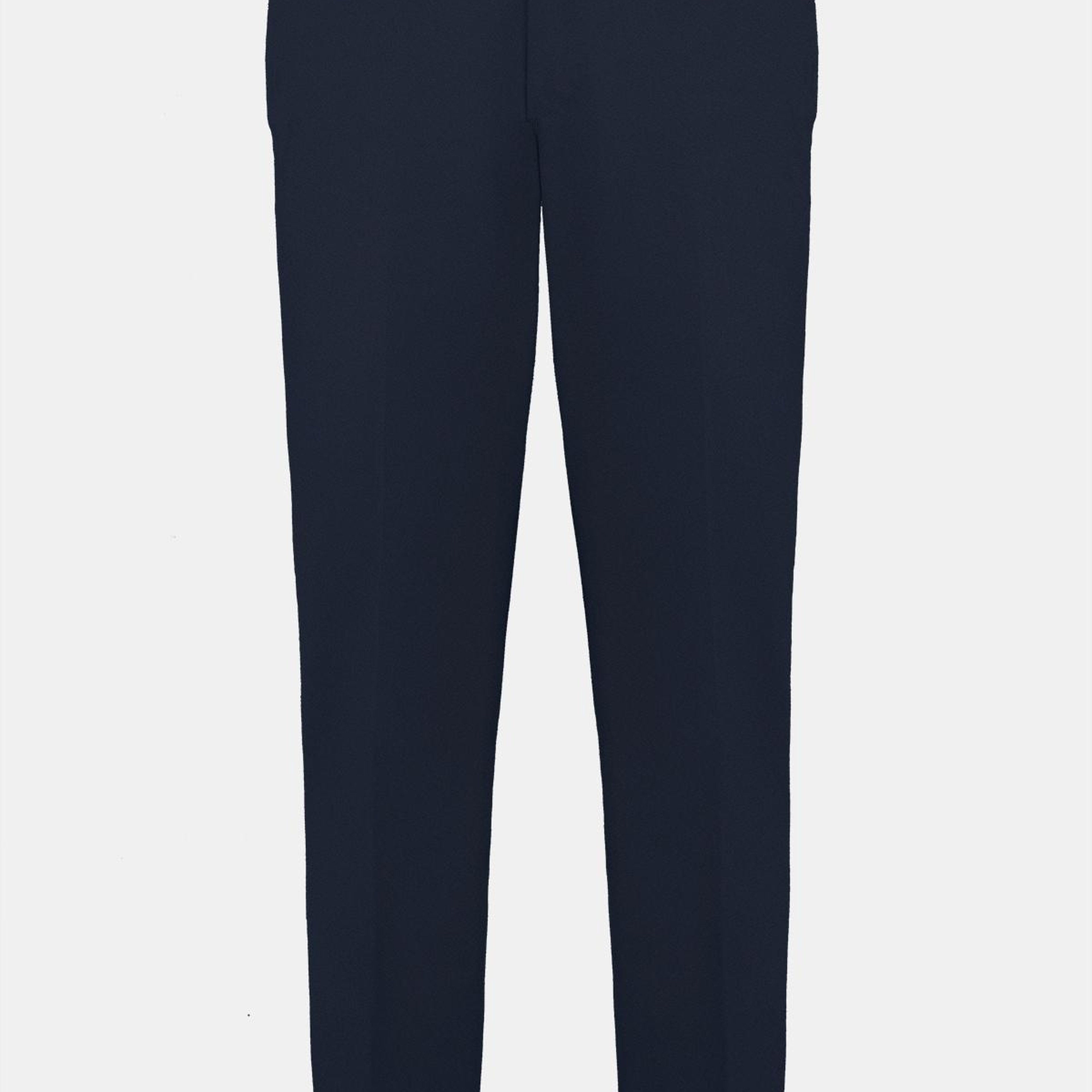 Erkek Lacivert Slim Fit Chino Pantolon