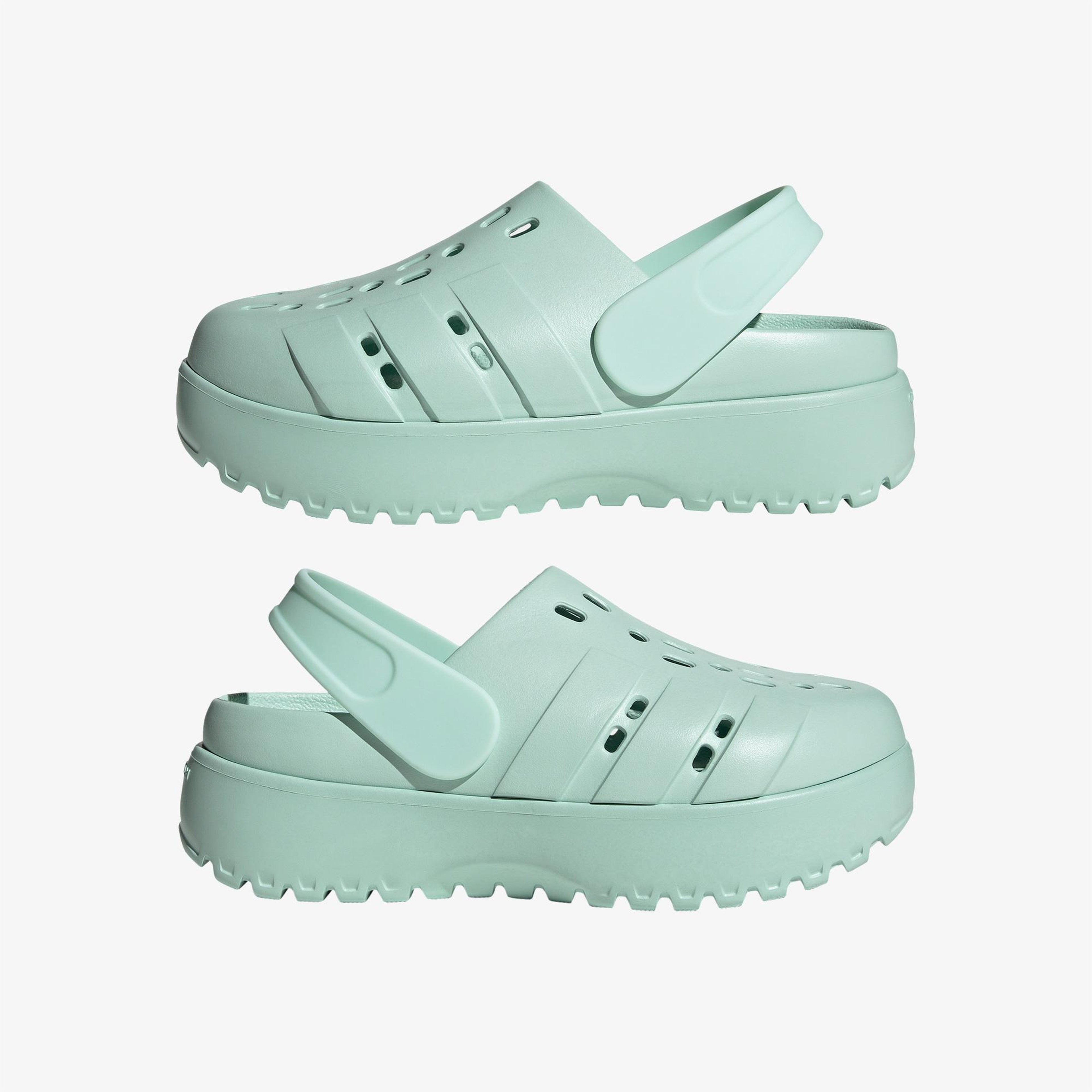 adidas Adilette Clog Platform Kadın Mavi Terlik