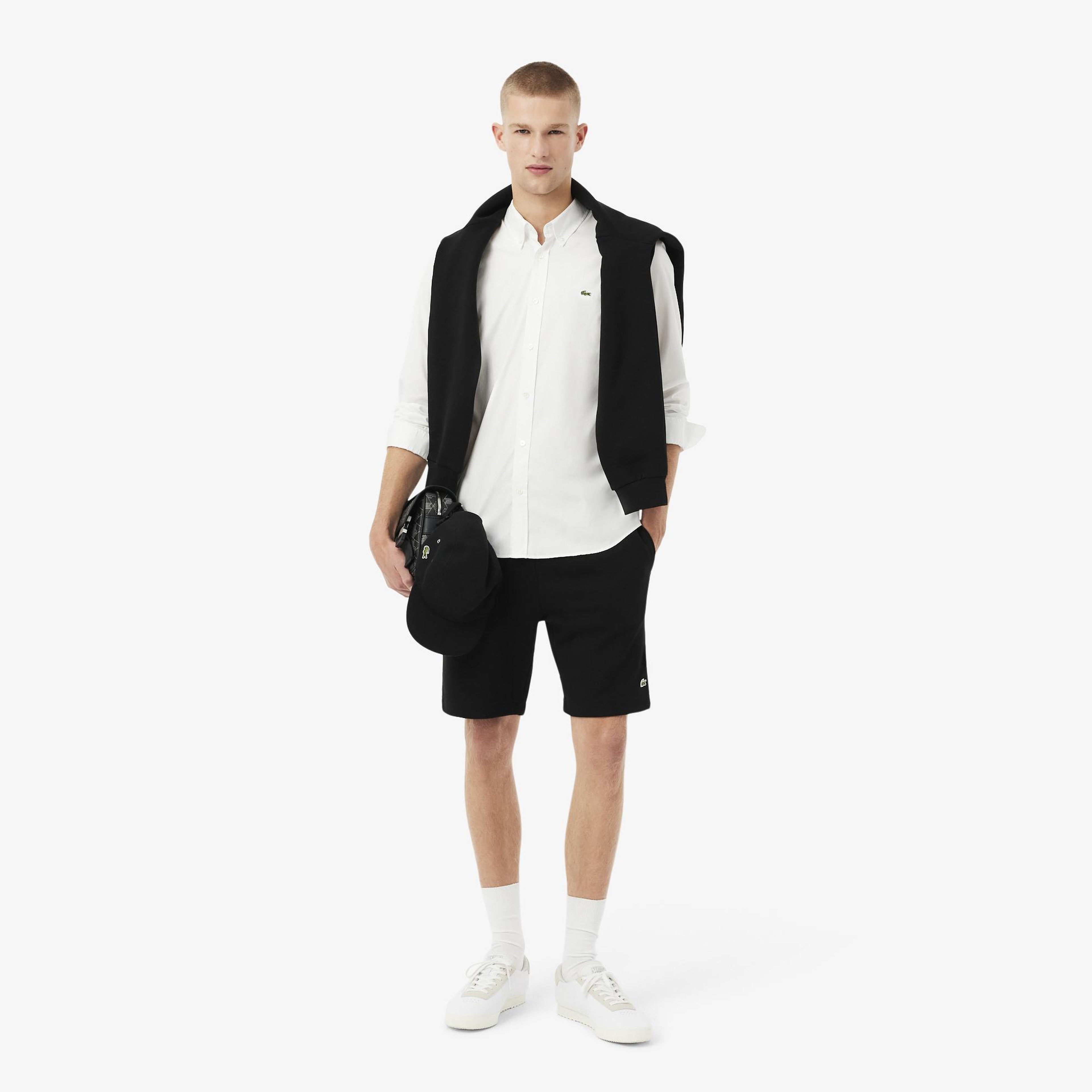 Erkek Regular Fit Siyah Şort