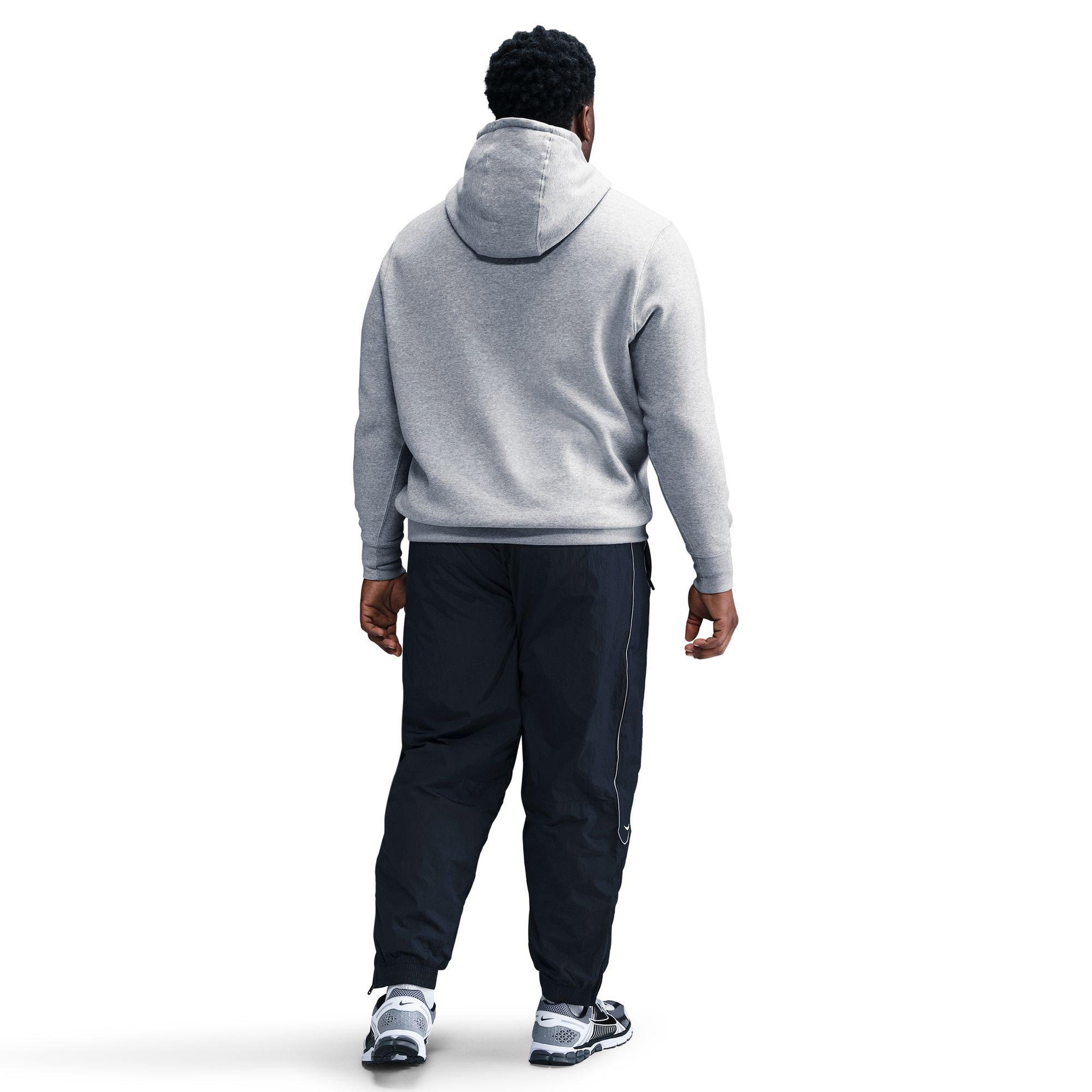 Nike Club Pullover Fleece Erkek Gri Hoodie