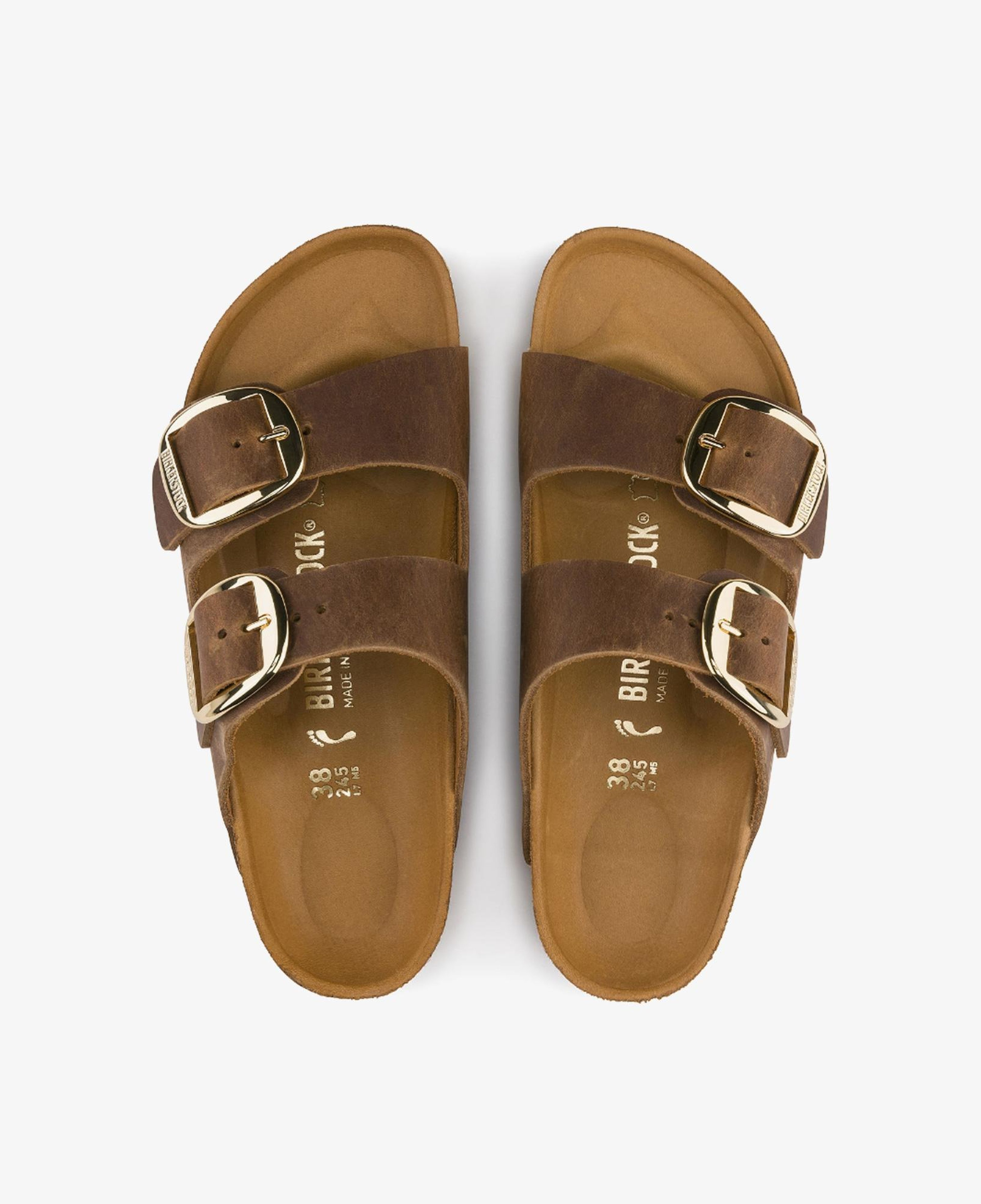 Birkenstock Arizona Big Buckle Leoi Kadın Kahverengi Terlik
