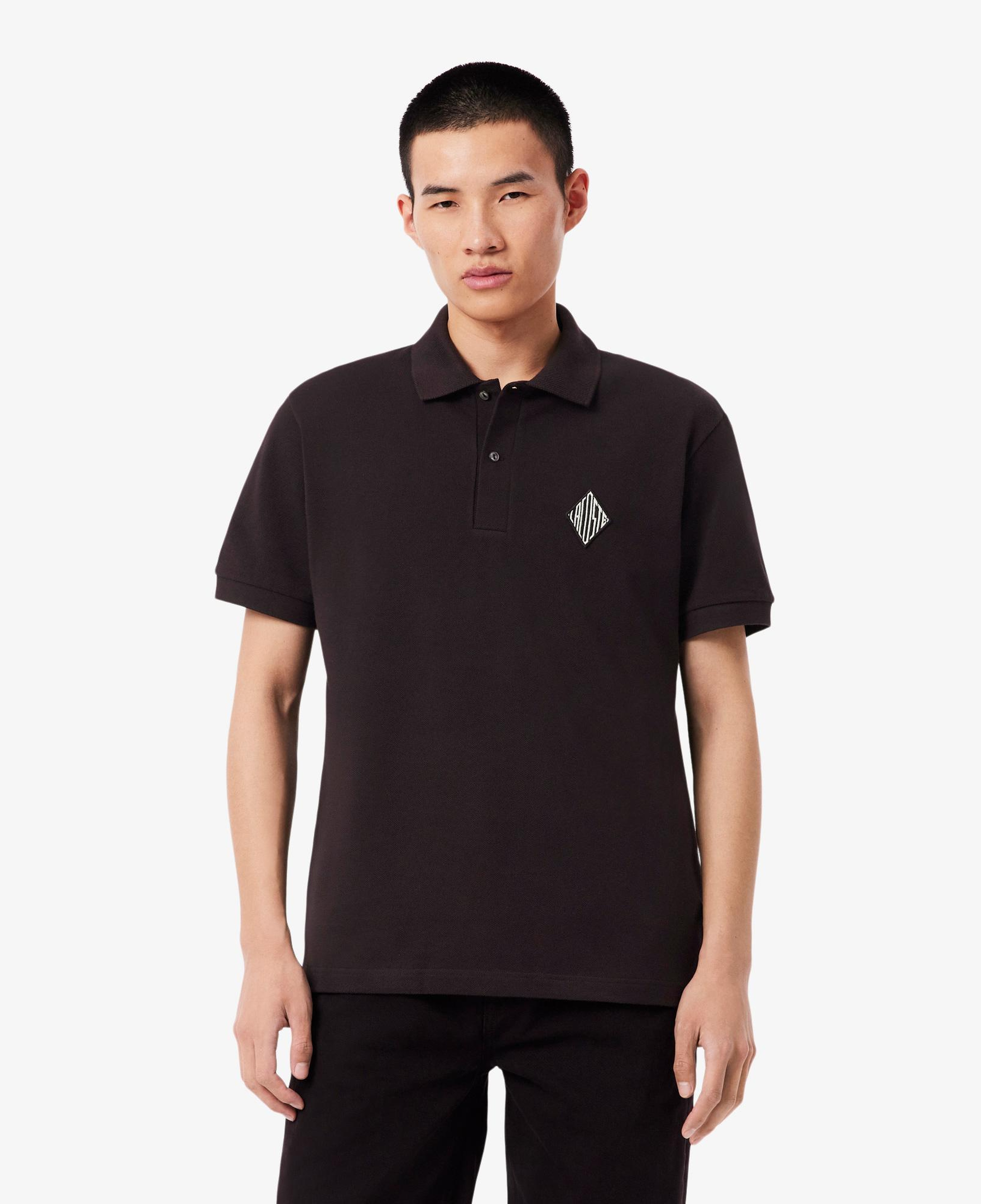 Erkek Classic Fit Koyu Kahverengi Polo