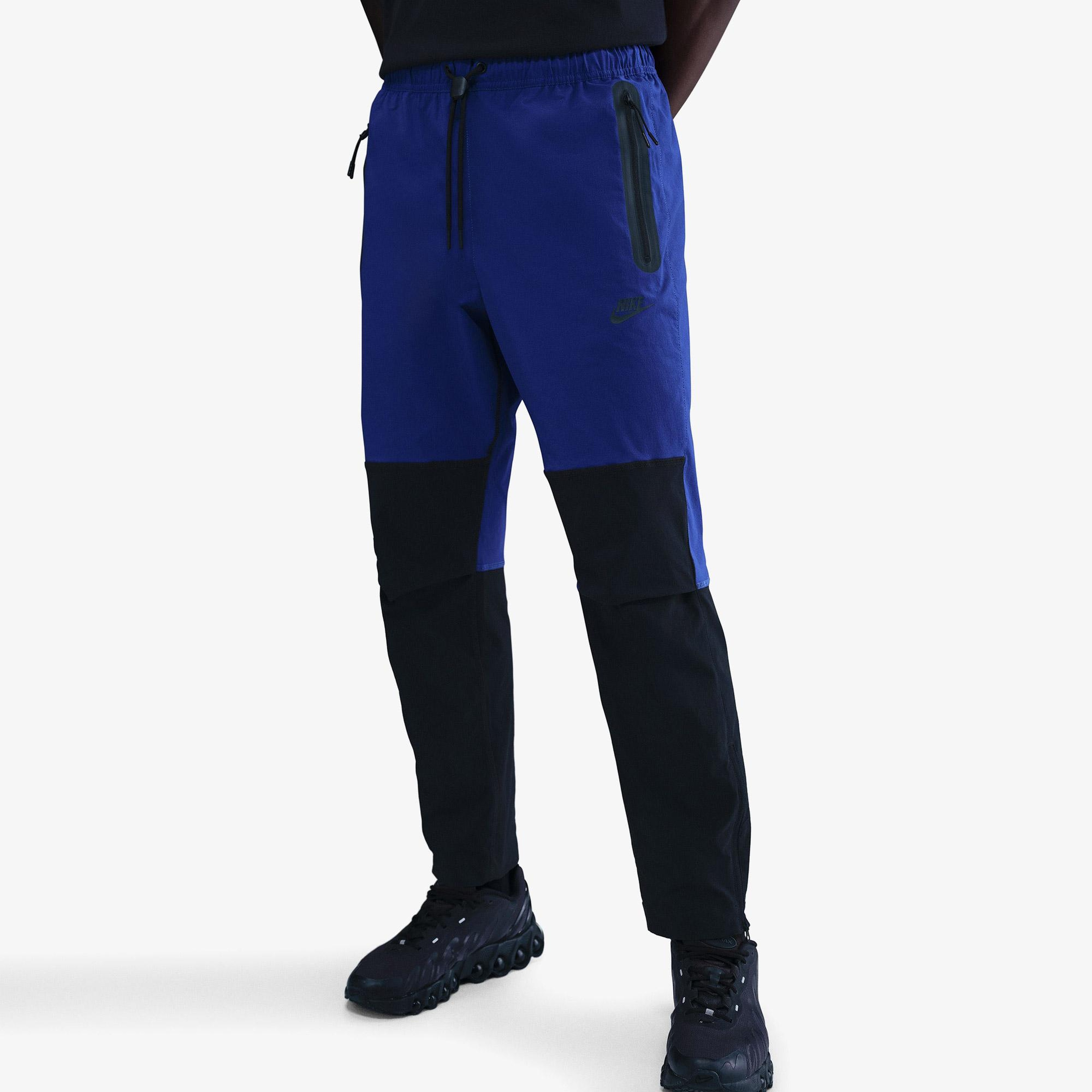 Nike Dri-Fit Tech Woven Erkek Mavi Eşofman Altı