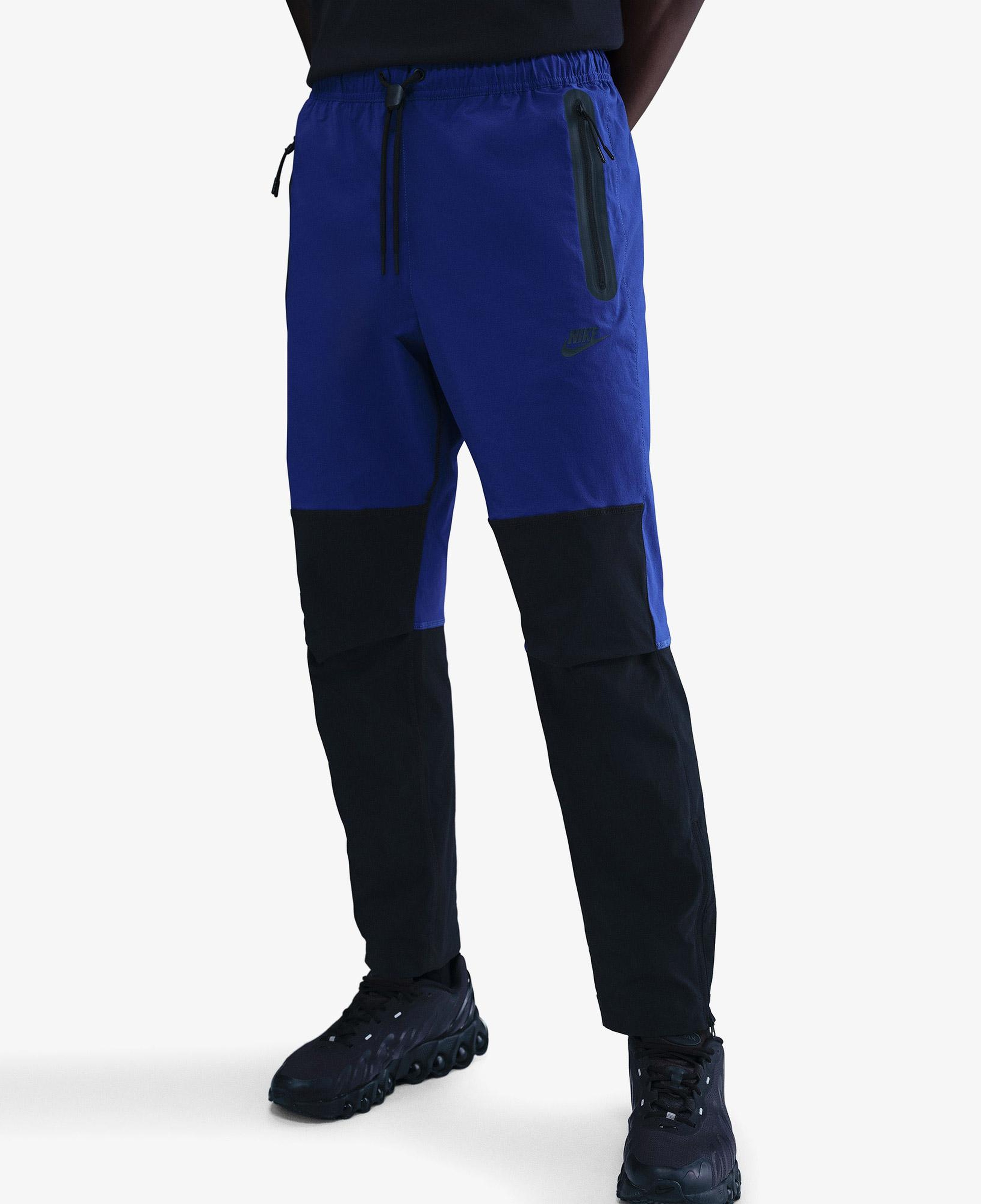 Nike Dri-Fit Tech Woven Erkek Mavi Eşofman Altı