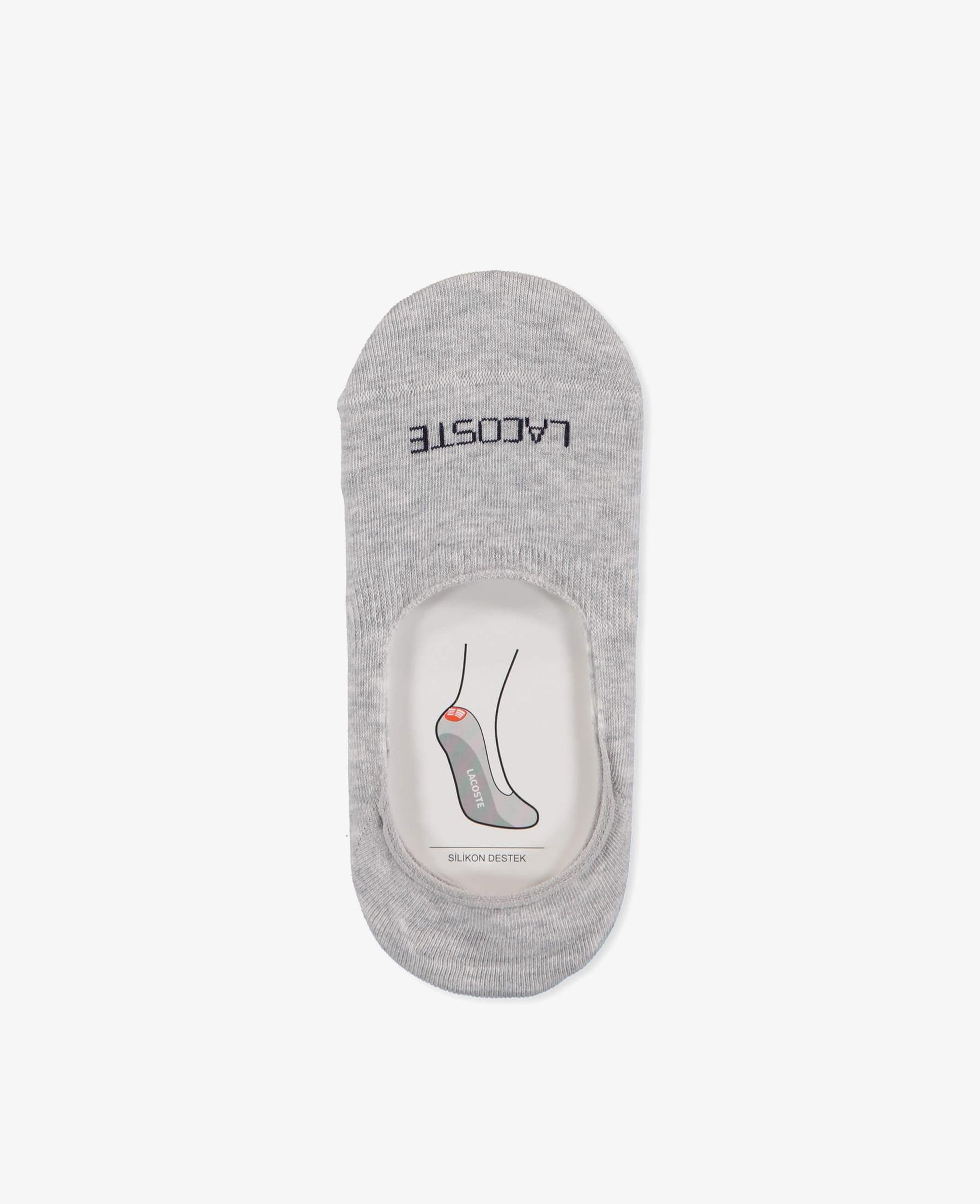 Unisex 2'li Gri Çorap