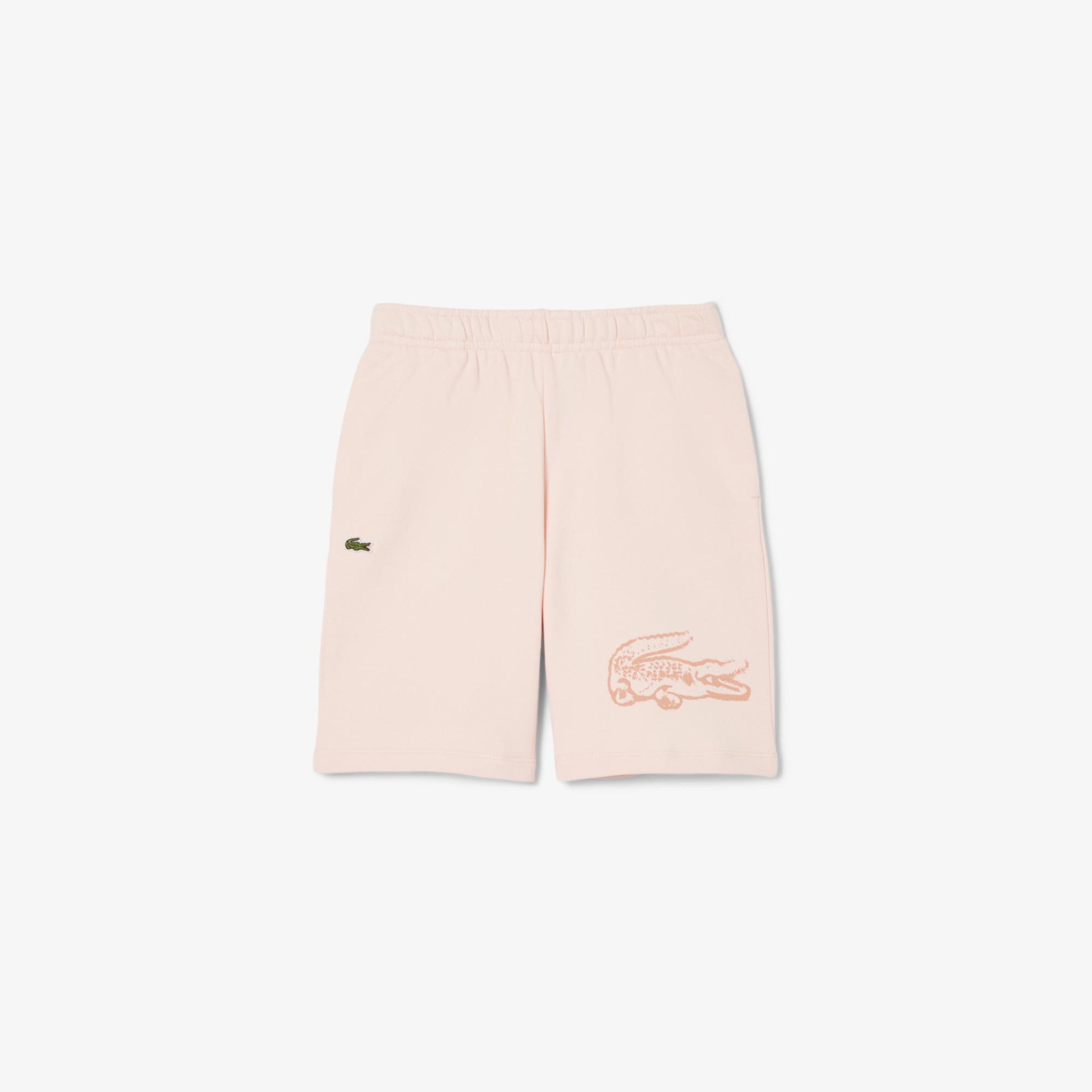 Erkek Çocuk Baskılı Açık Pembe Şort