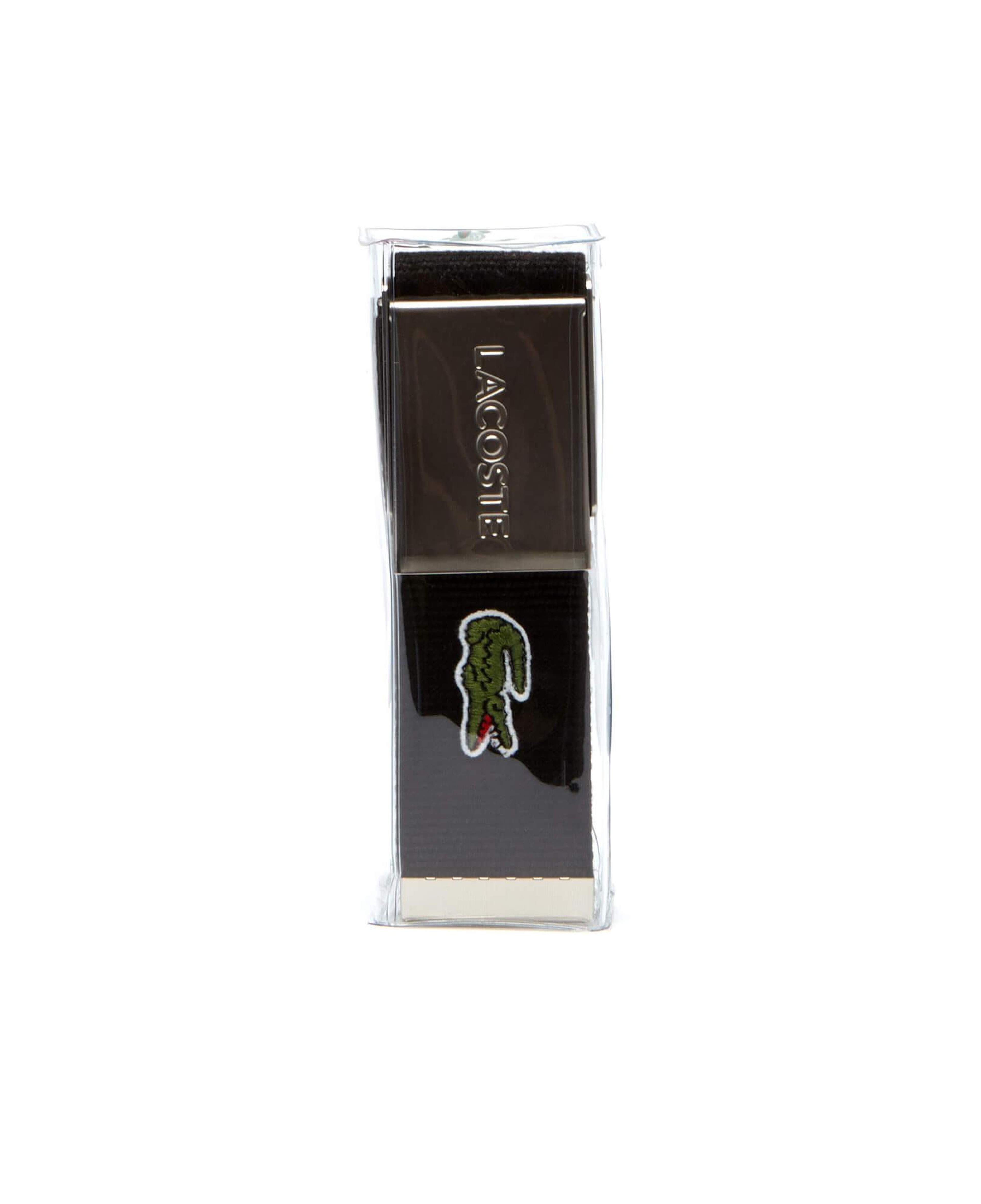 Lacoste L.12.12 Erkek Siyah Kemer