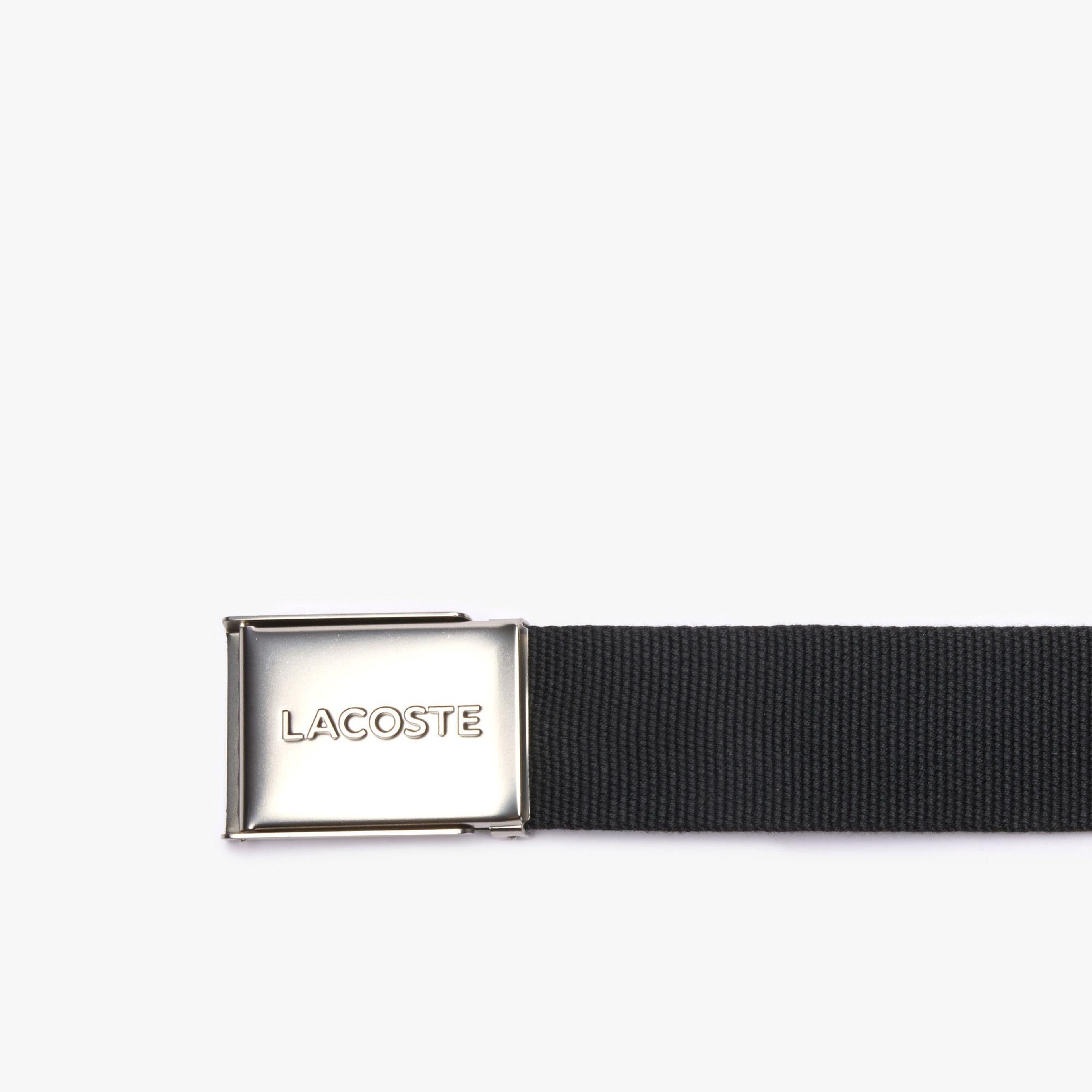 Lacoste L.12.12 Erkek Siyah Kemer