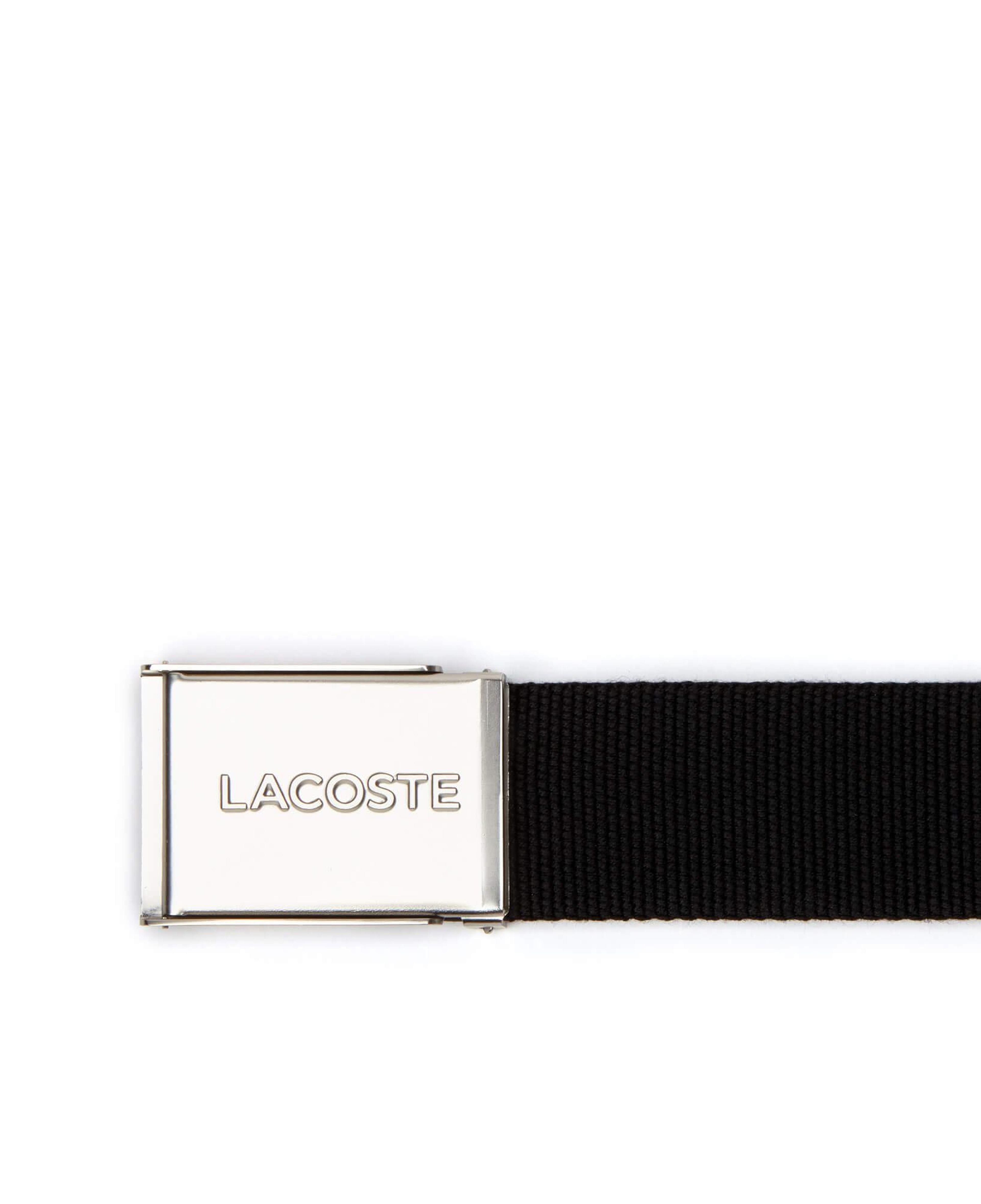 Lacoste L.12.12 Erkek Siyah Kemer
