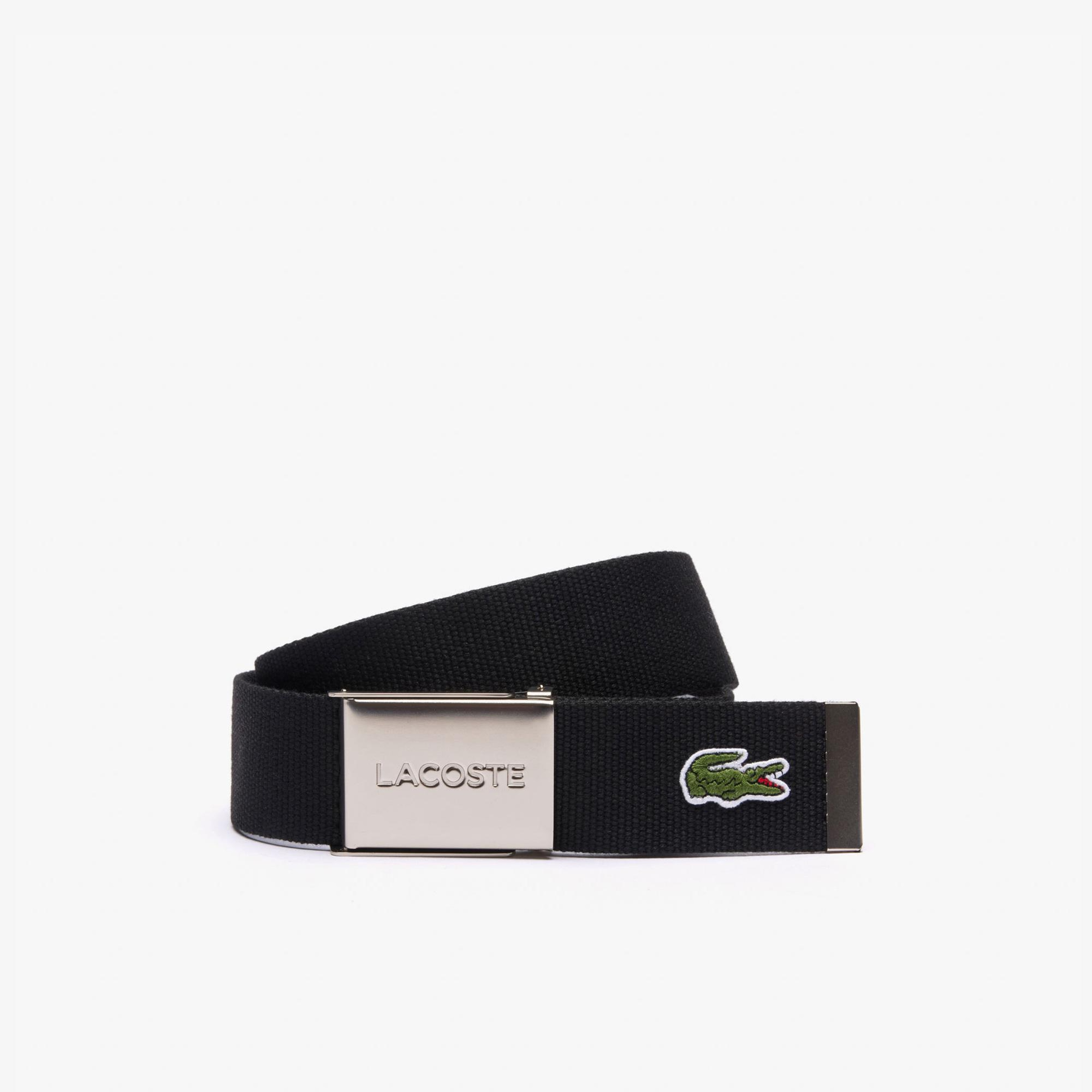 Lacoste L.12.12 Erkek Siyah Kemer